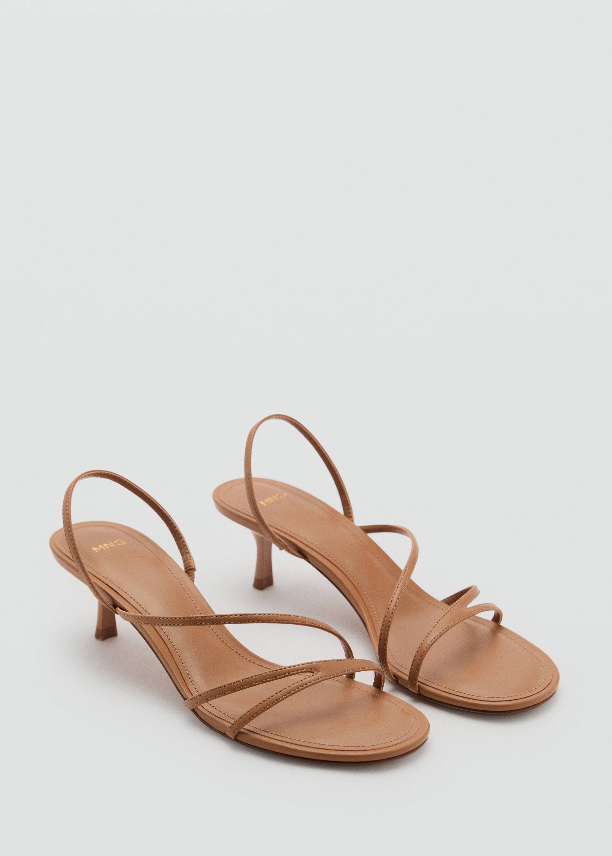 Strappy heeled sandals - Medium plane