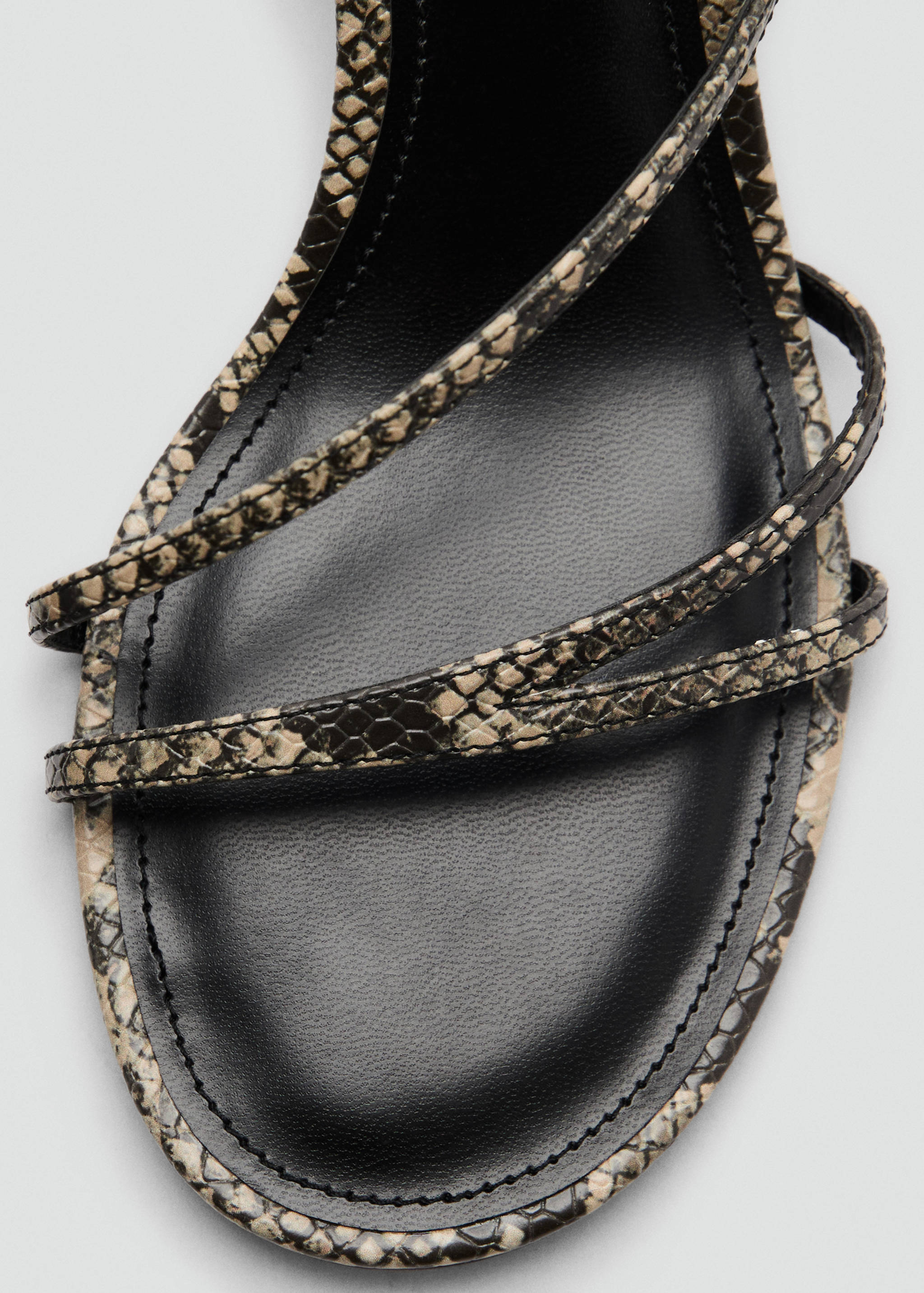 Strappy heeled sandals - Details of the article 1