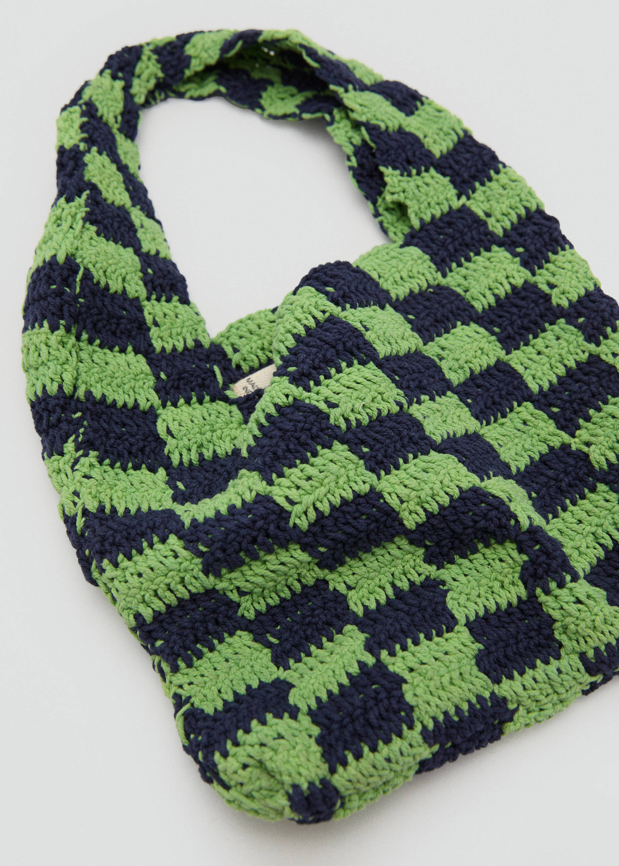 Szydełkowa torebka ze wzorem w kratę - Szczegóły artykułu 2