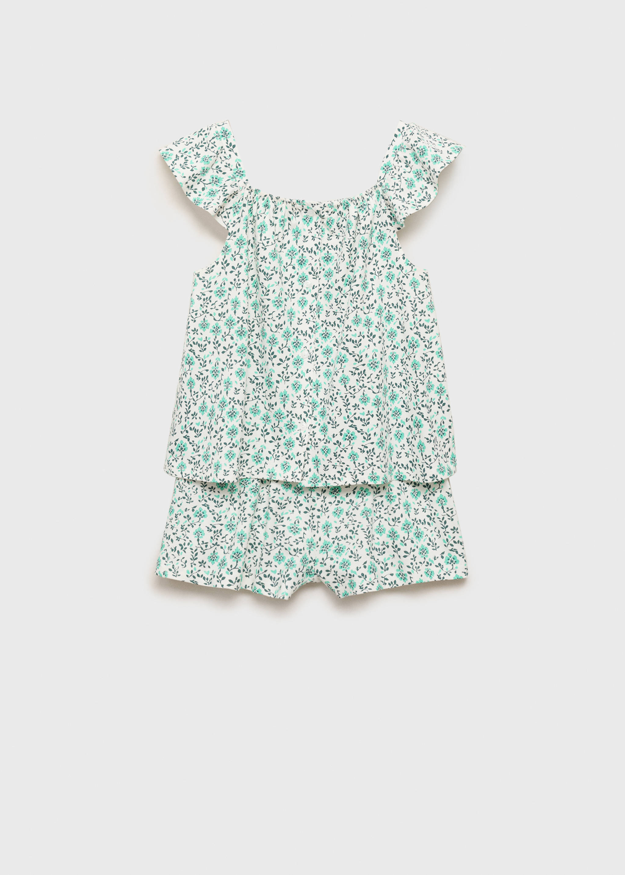 بيجاما قصيرة مطبوعة (عبوة) - منتج دون نموذج