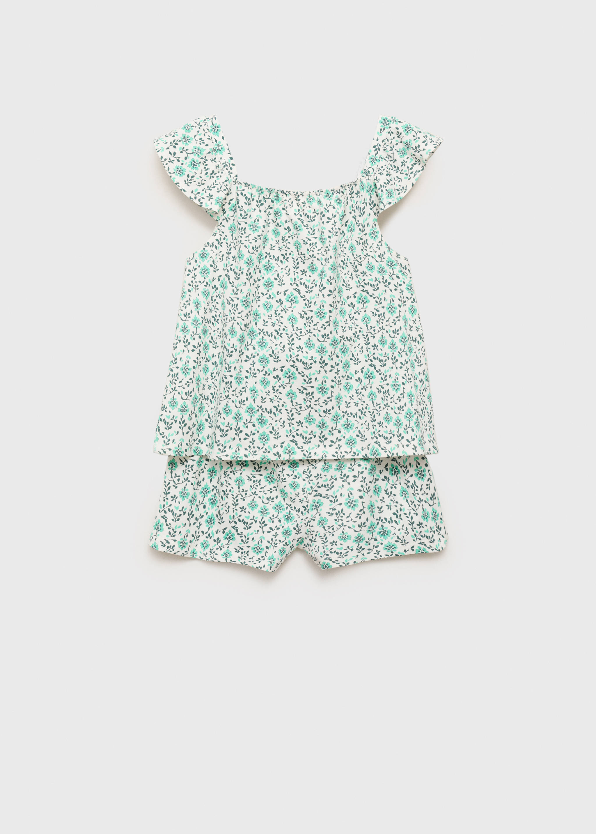 بيجاما قصيرة مطبوعة (عبوة) - الجهة الخلفية للمنتج