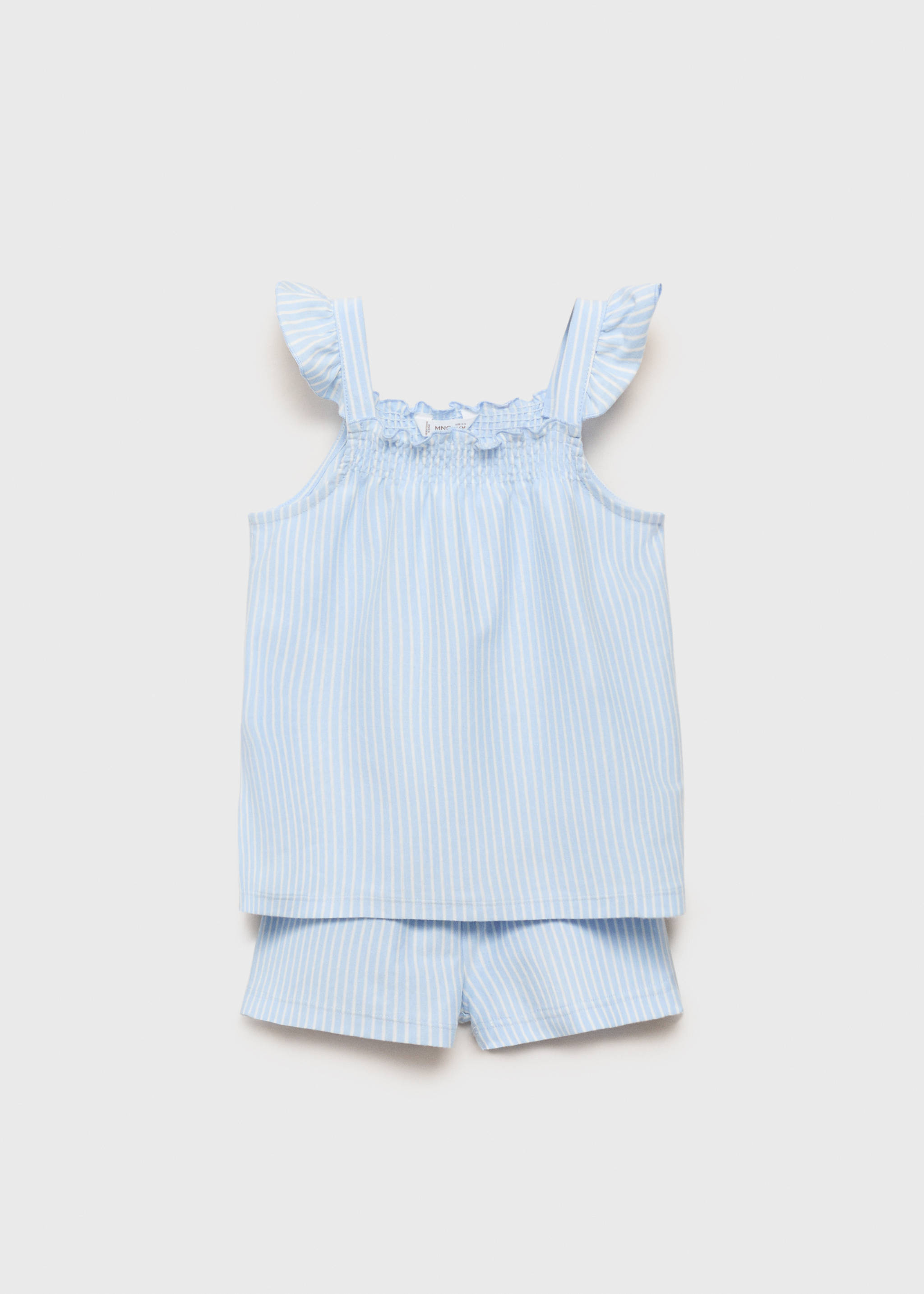 Striped cotton pyjama pack - Article without model