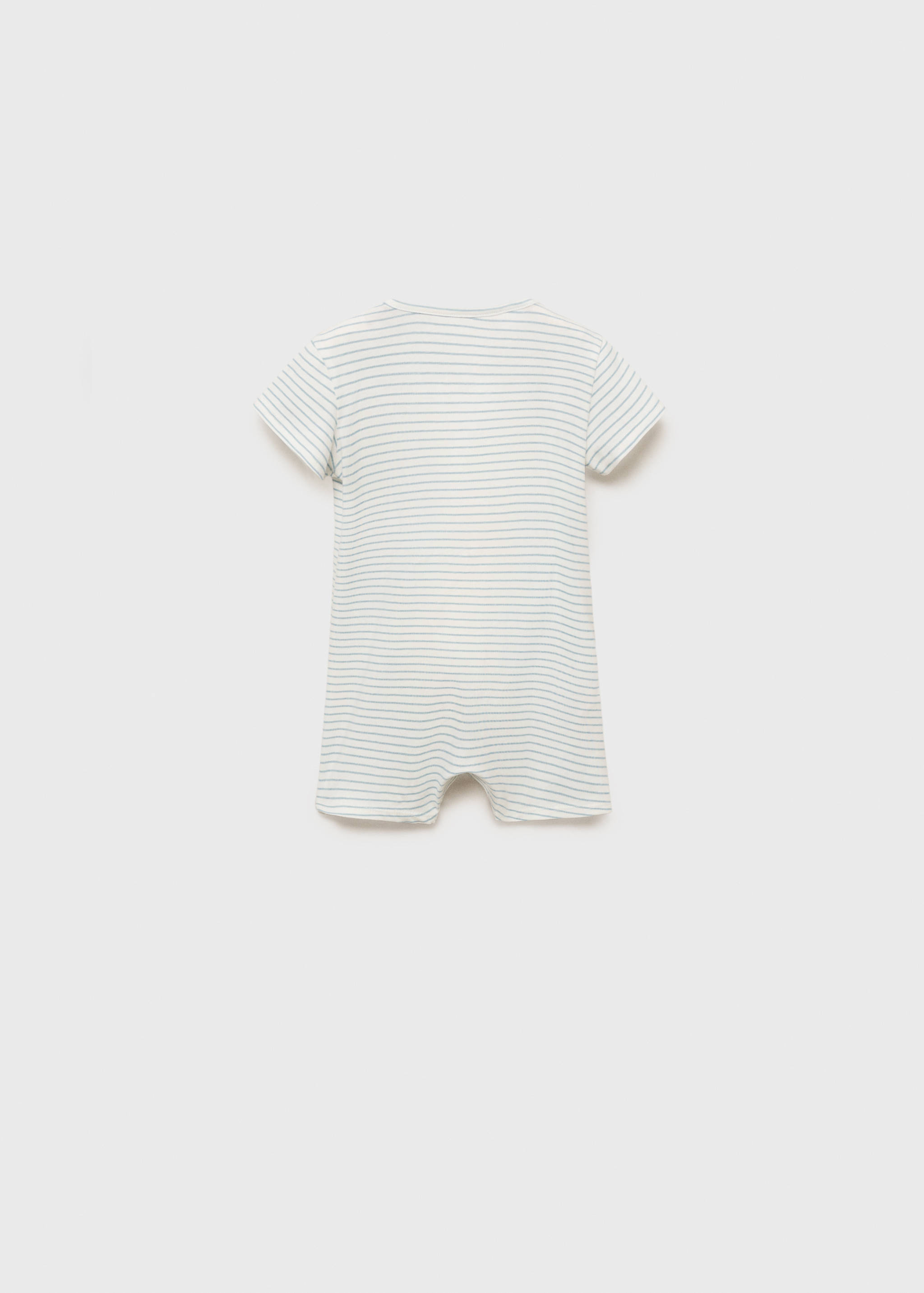 بيجامة مخططة ببدلة نوم مخططة - الجهة الخلفية للمنتج