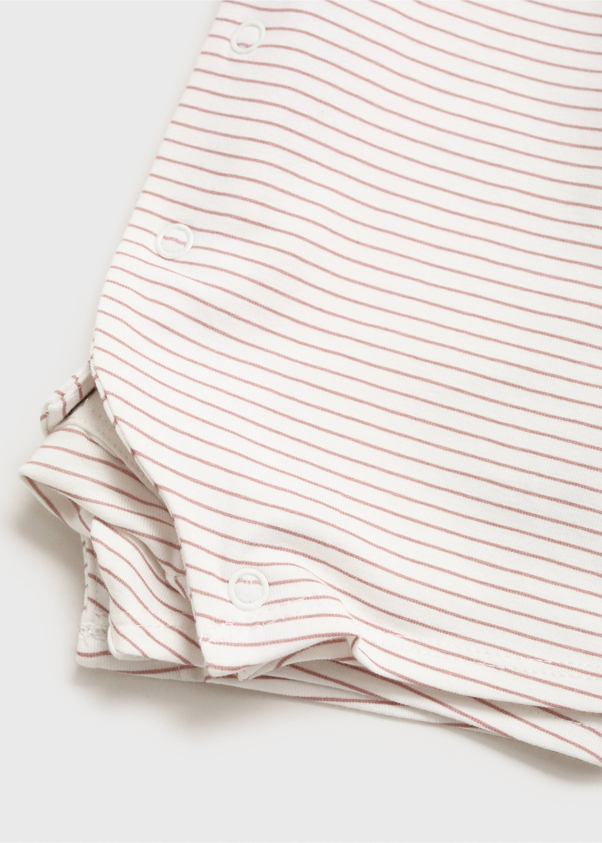 Çizgili body pijama - Ürün detayı 0, Pembe. Ref: 87006728-00.