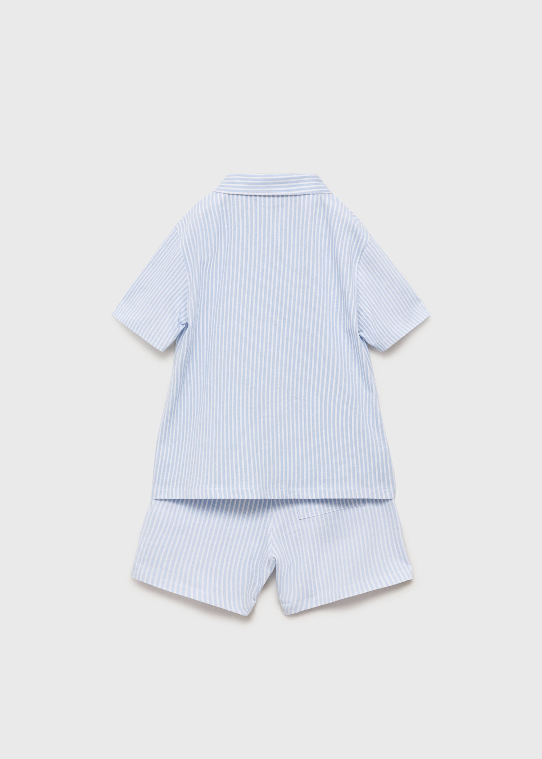 Striped short pyjamas - Reverse of the article