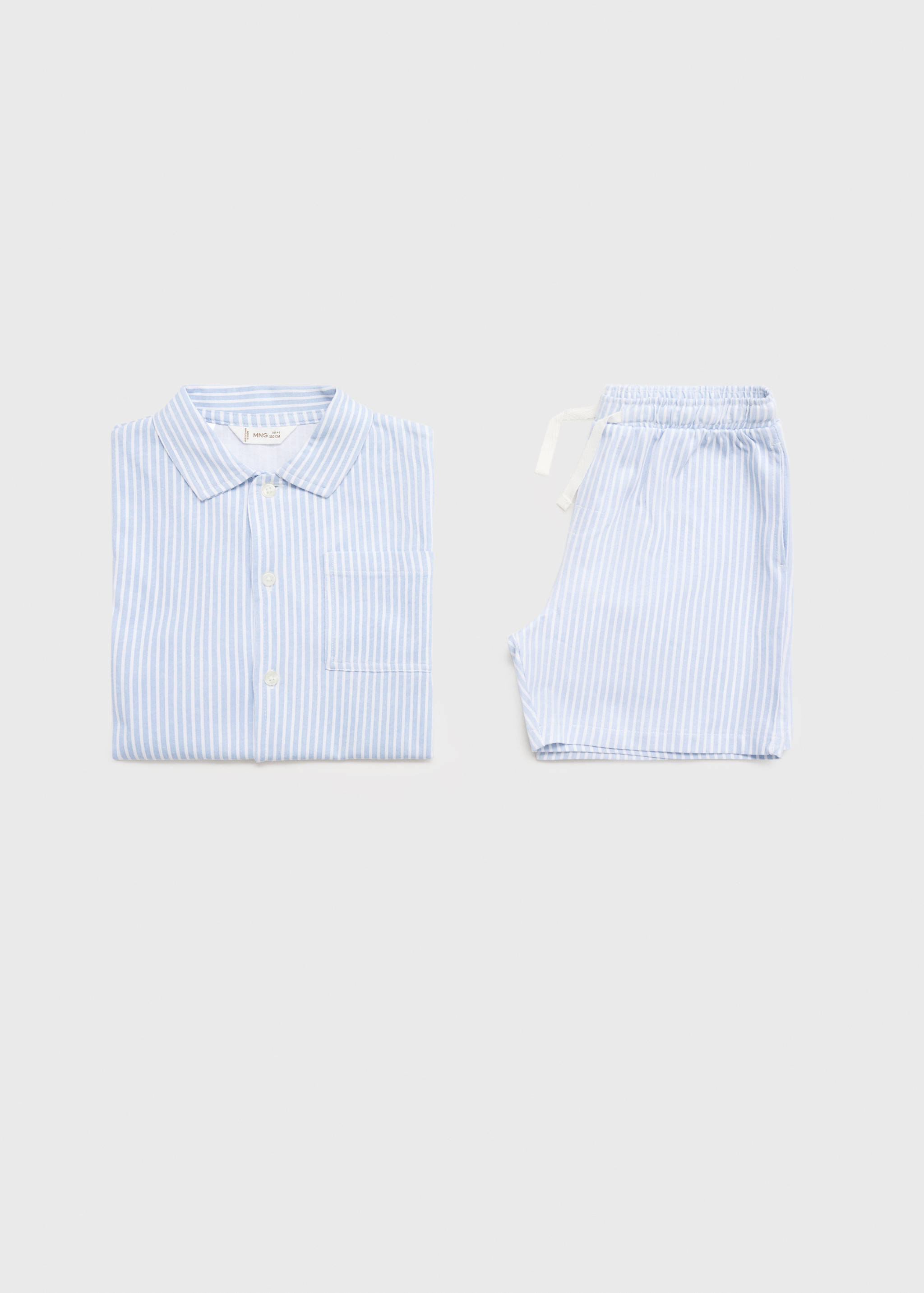 Striped short pyjamas - Details of the article 0