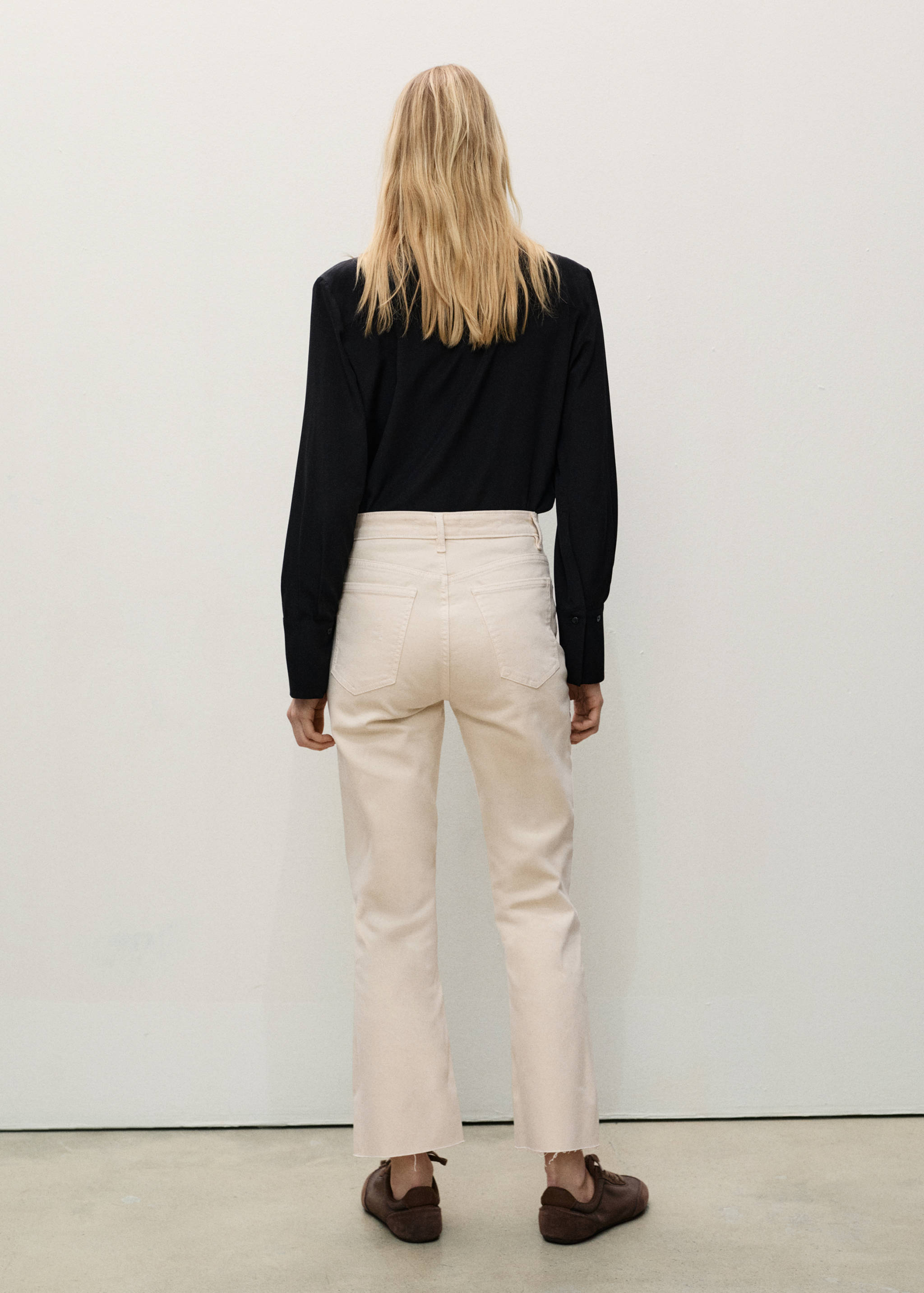 Укороченные джинсы flare Sienna - Обратная сторона изделия