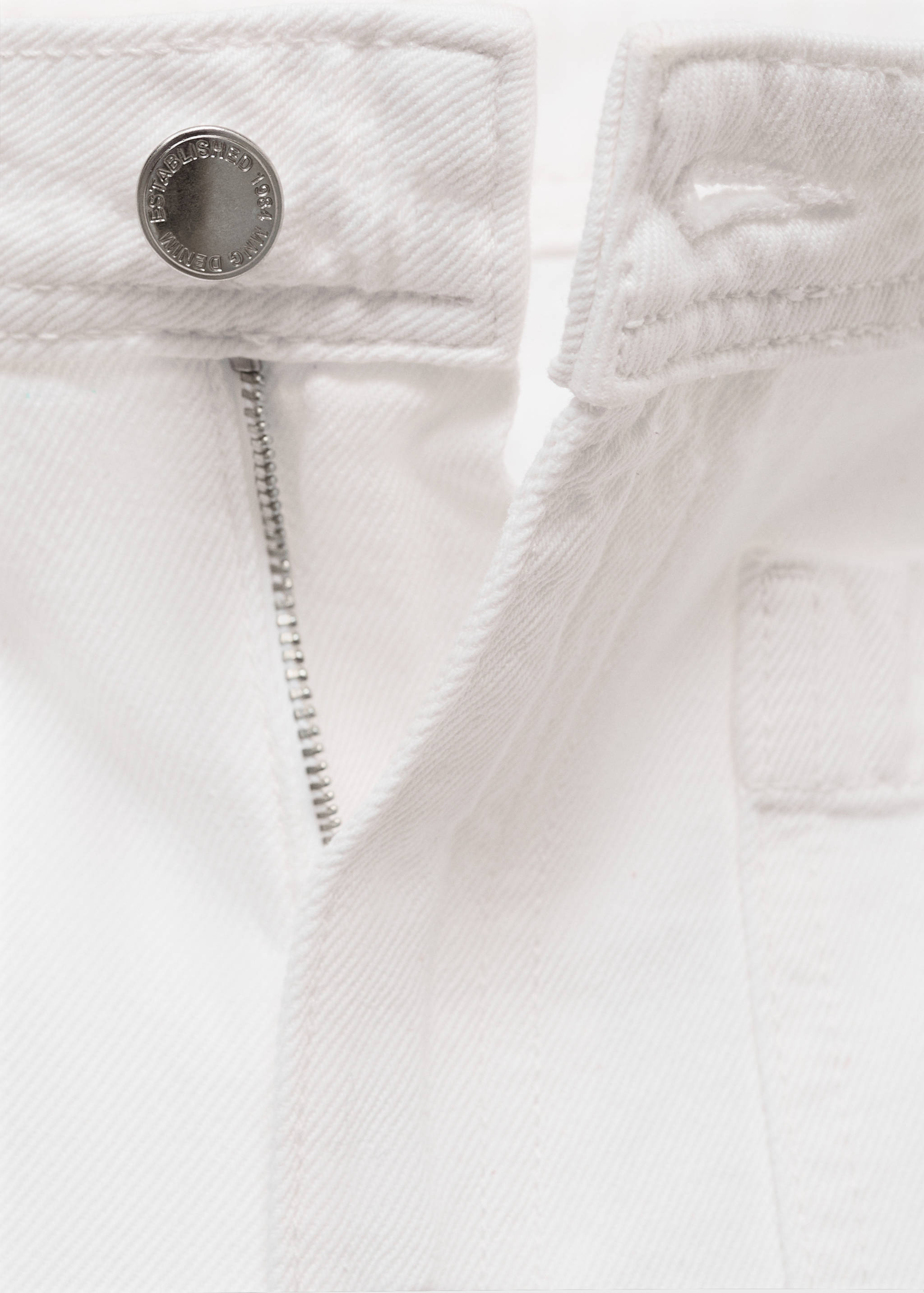 Calças de ganga wideleg com bolsos - Pormenor do artigo 8