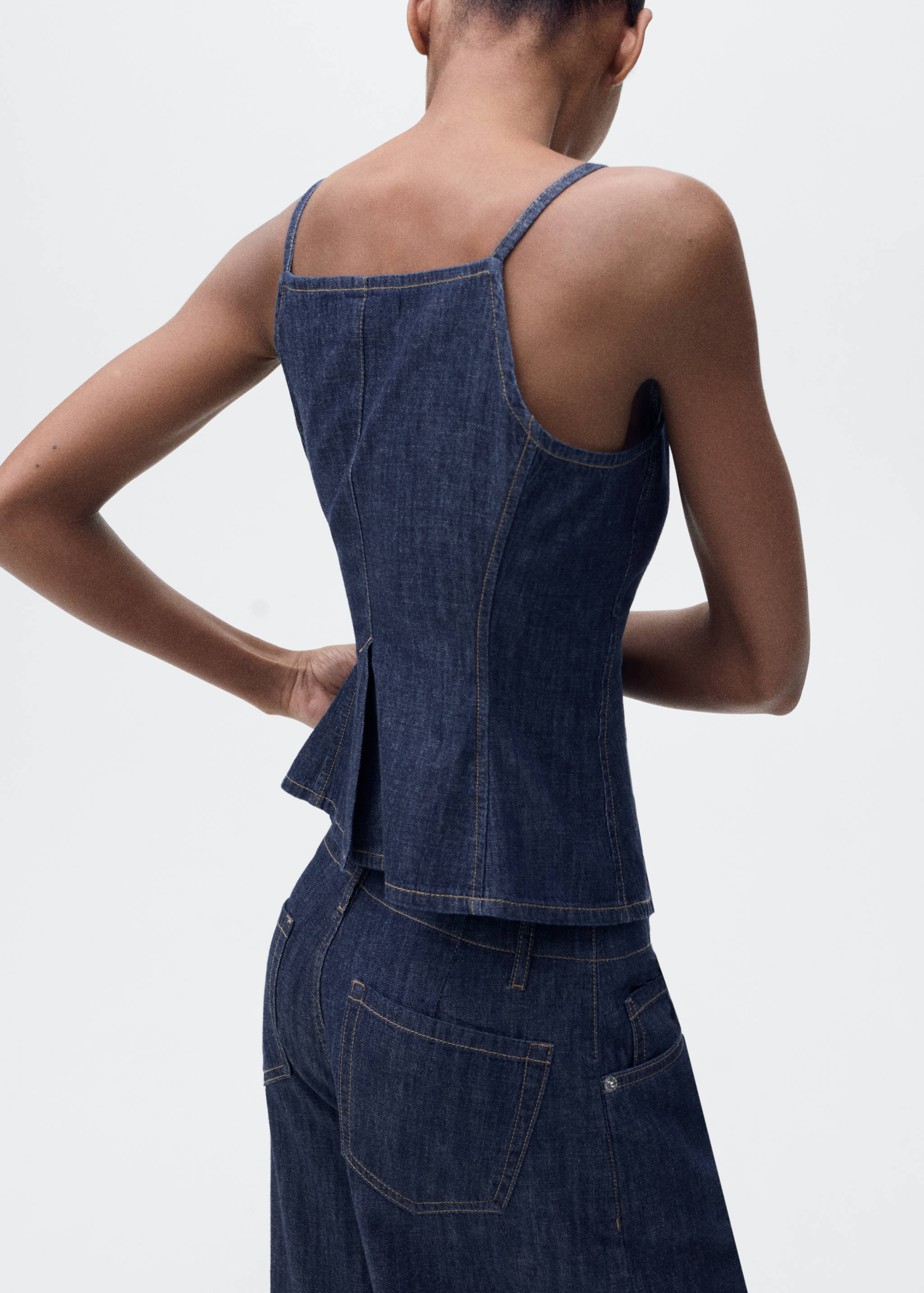Mid-rise wideleg jeans - Detail van het artikel 6