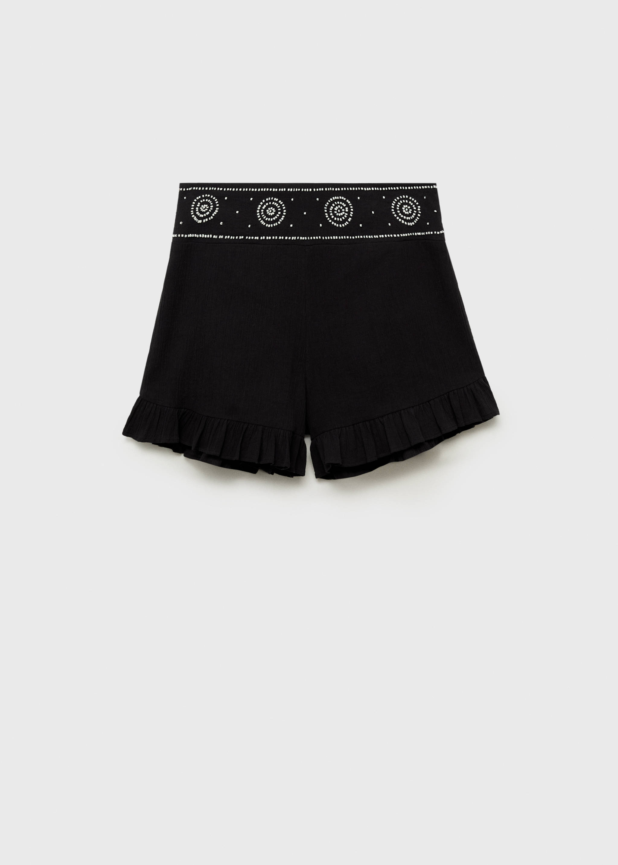 Beaded embroidered shorts - Article without model