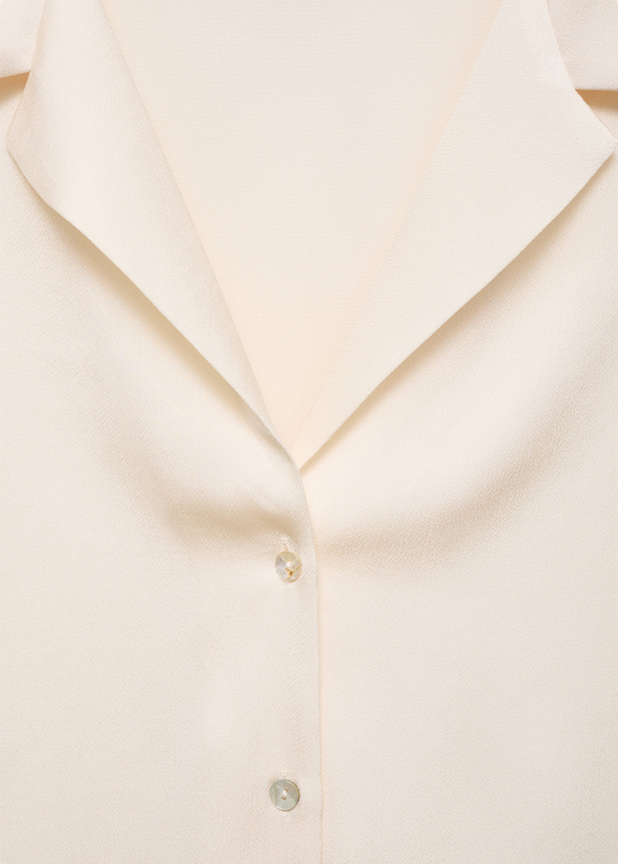 Short-sleeved satin shirt - Details of the article 8