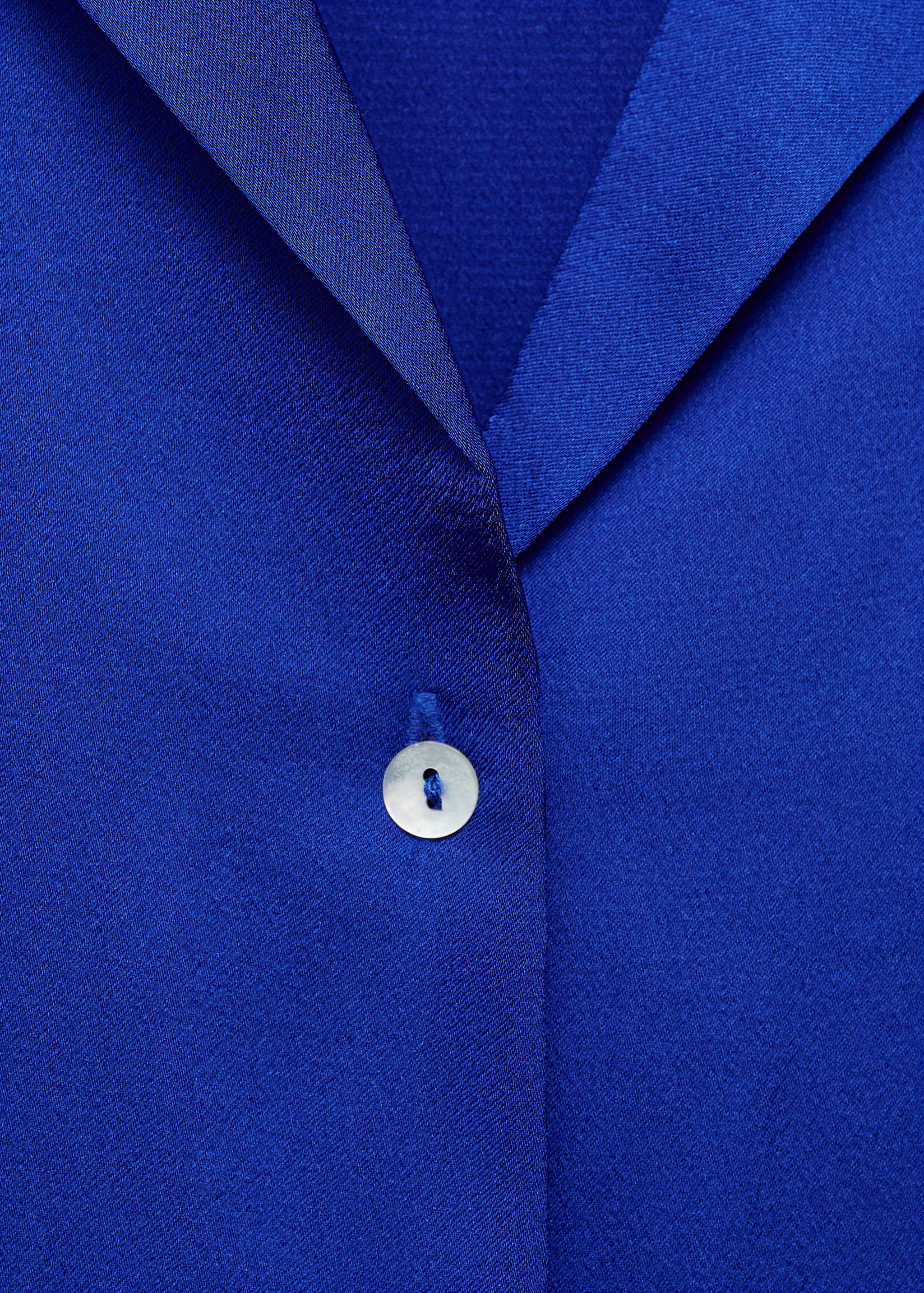 Short-sleeved satin shirt - Details of the article 8