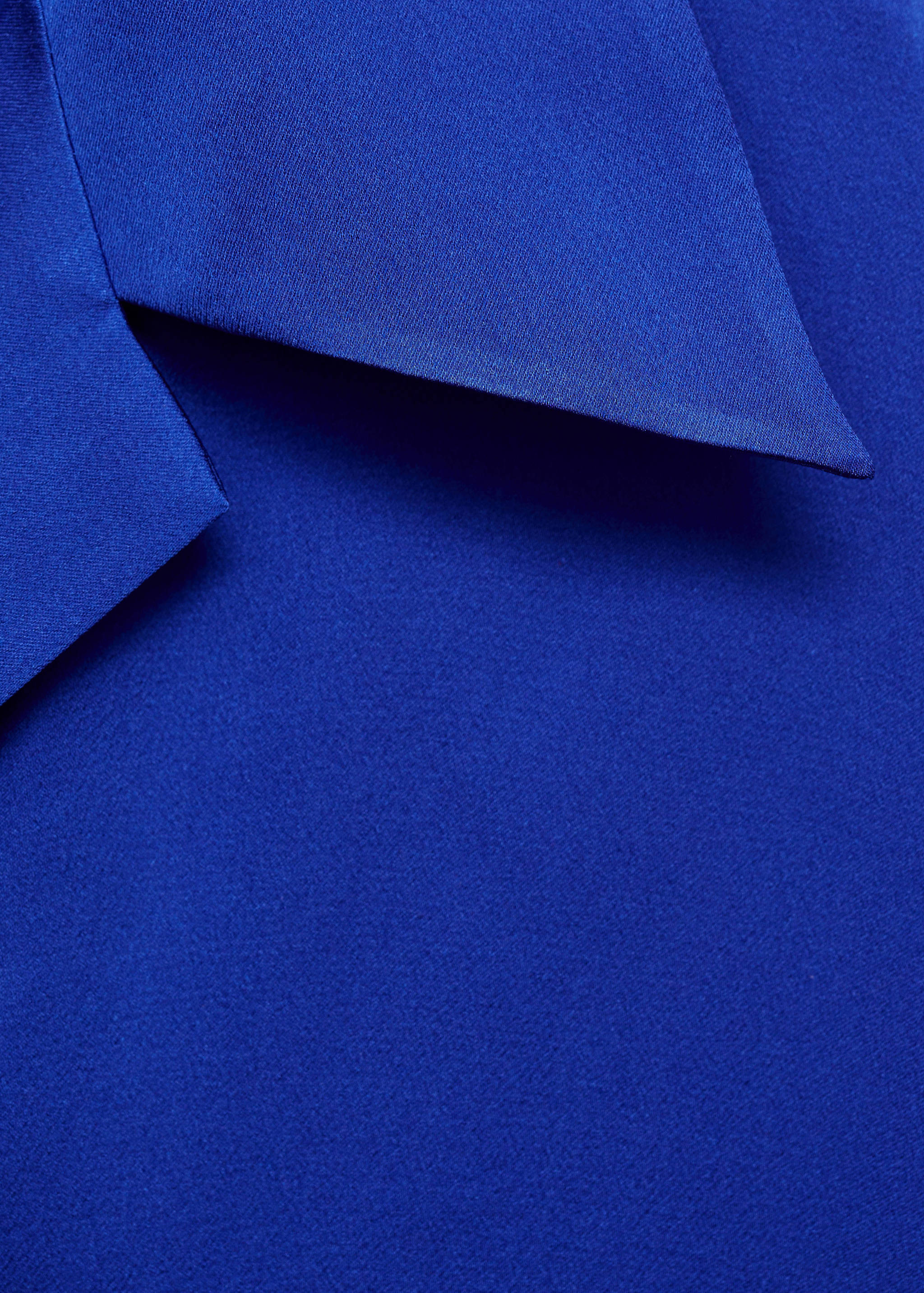Short-sleeved satin shirt - Details of the article 0
