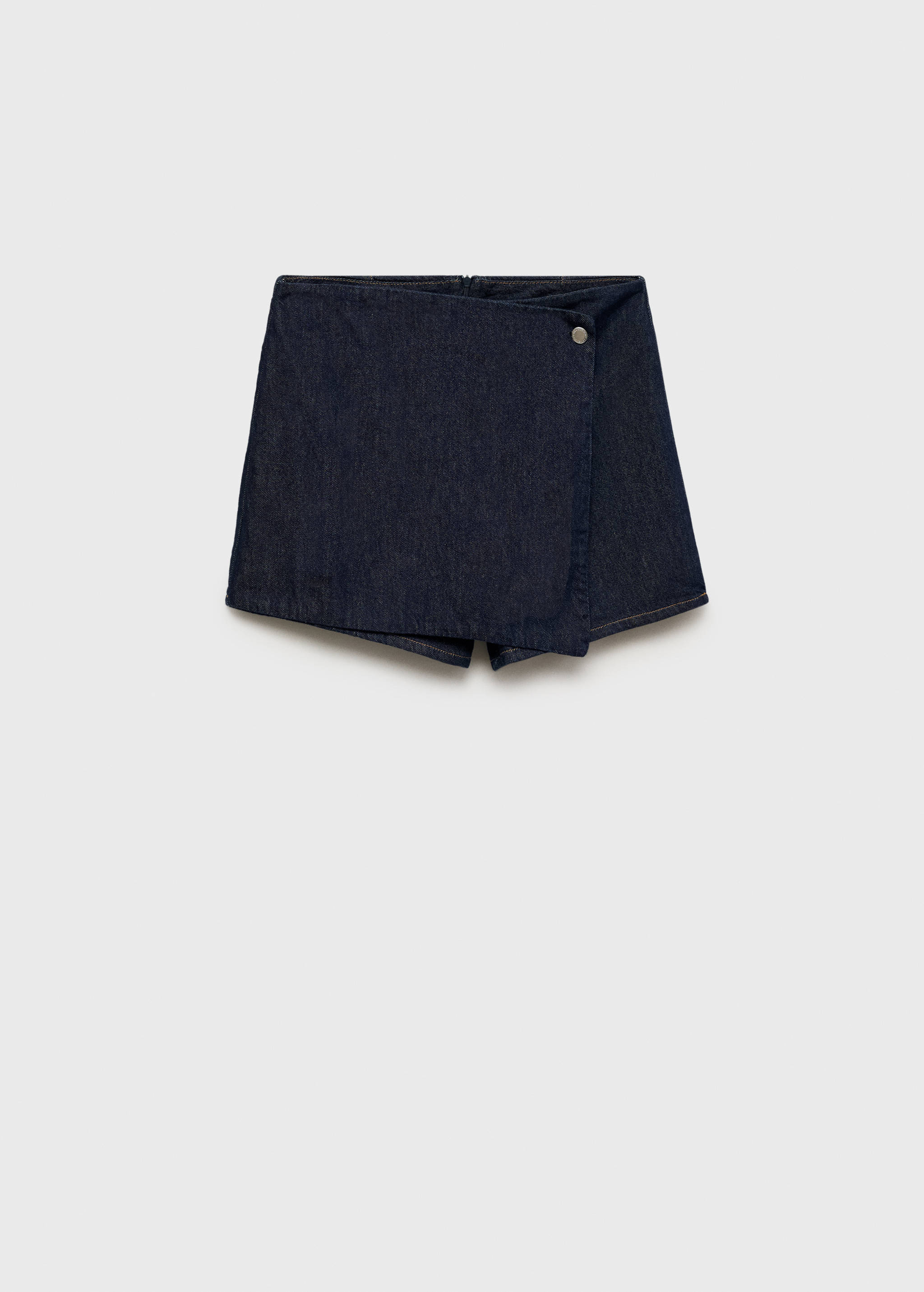 Wrapped denim skort - Article without model