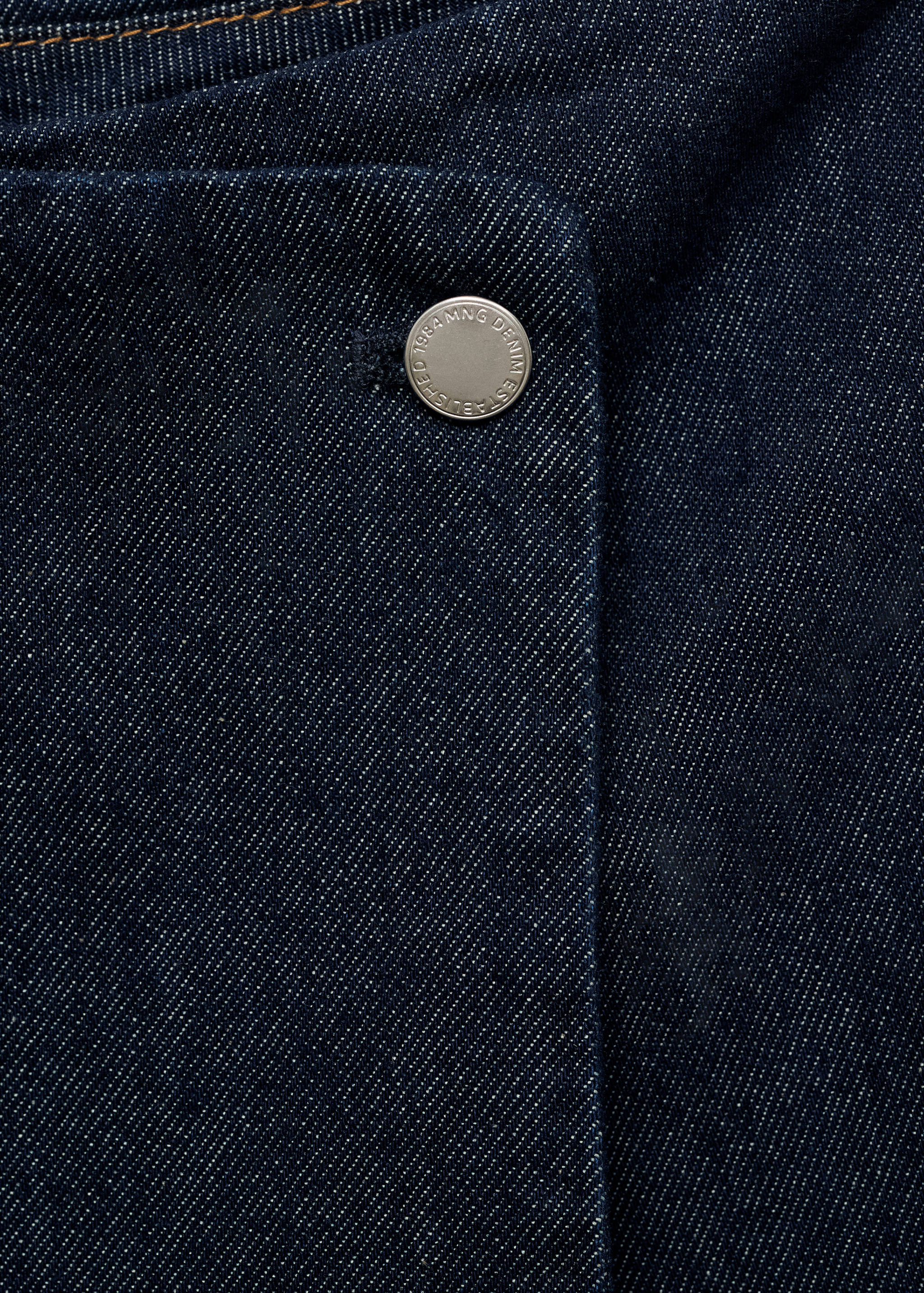 Wrapped denim skort - Details of the article 8