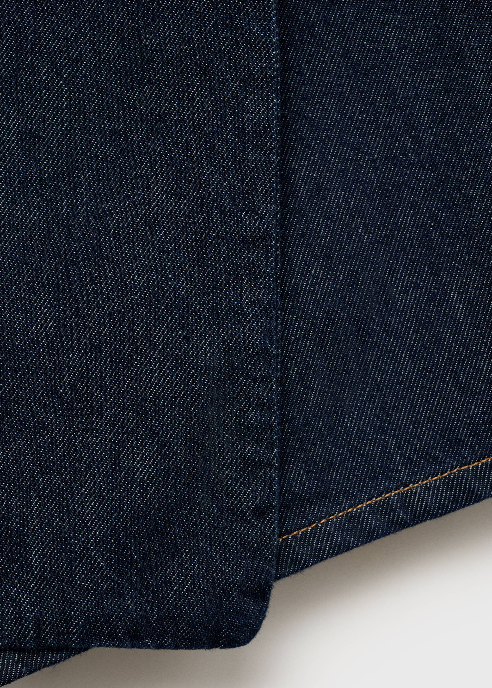 Wrapped denim skort - Details of the article 0