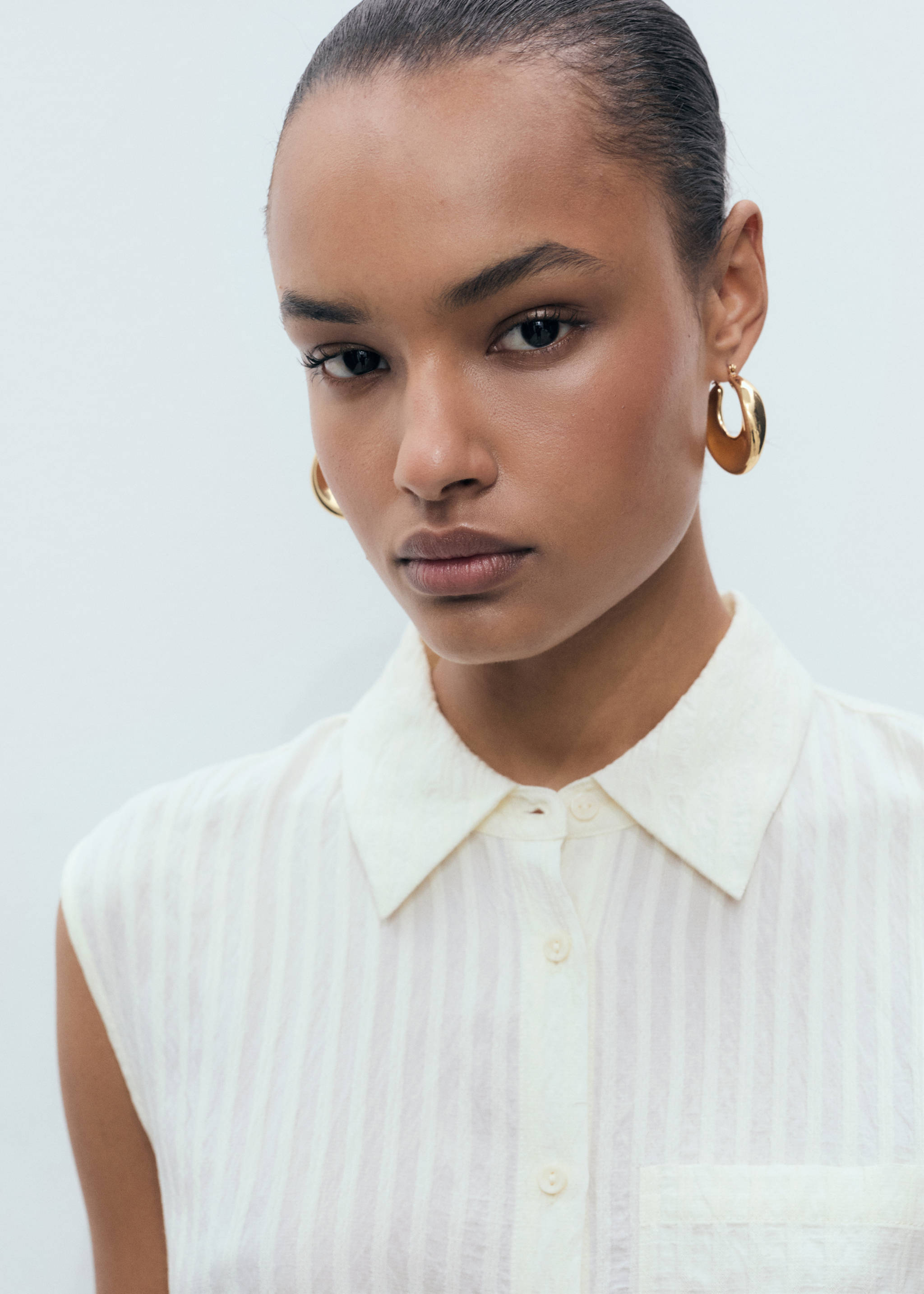 Bow shirt dress - Details of the article 1