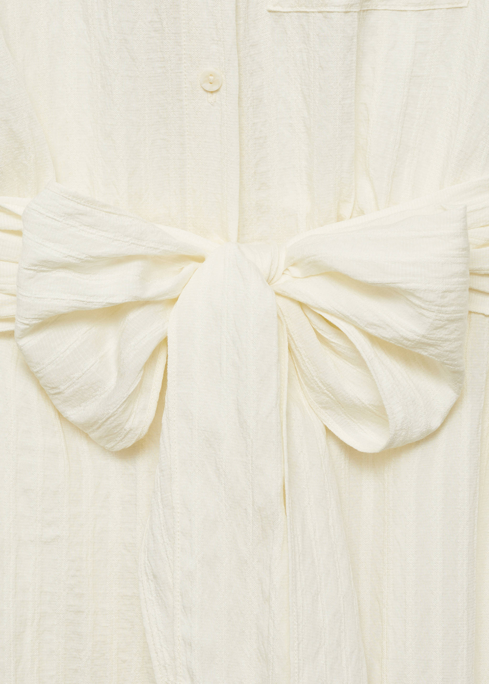 Bow shirt dress - Details of the article 8