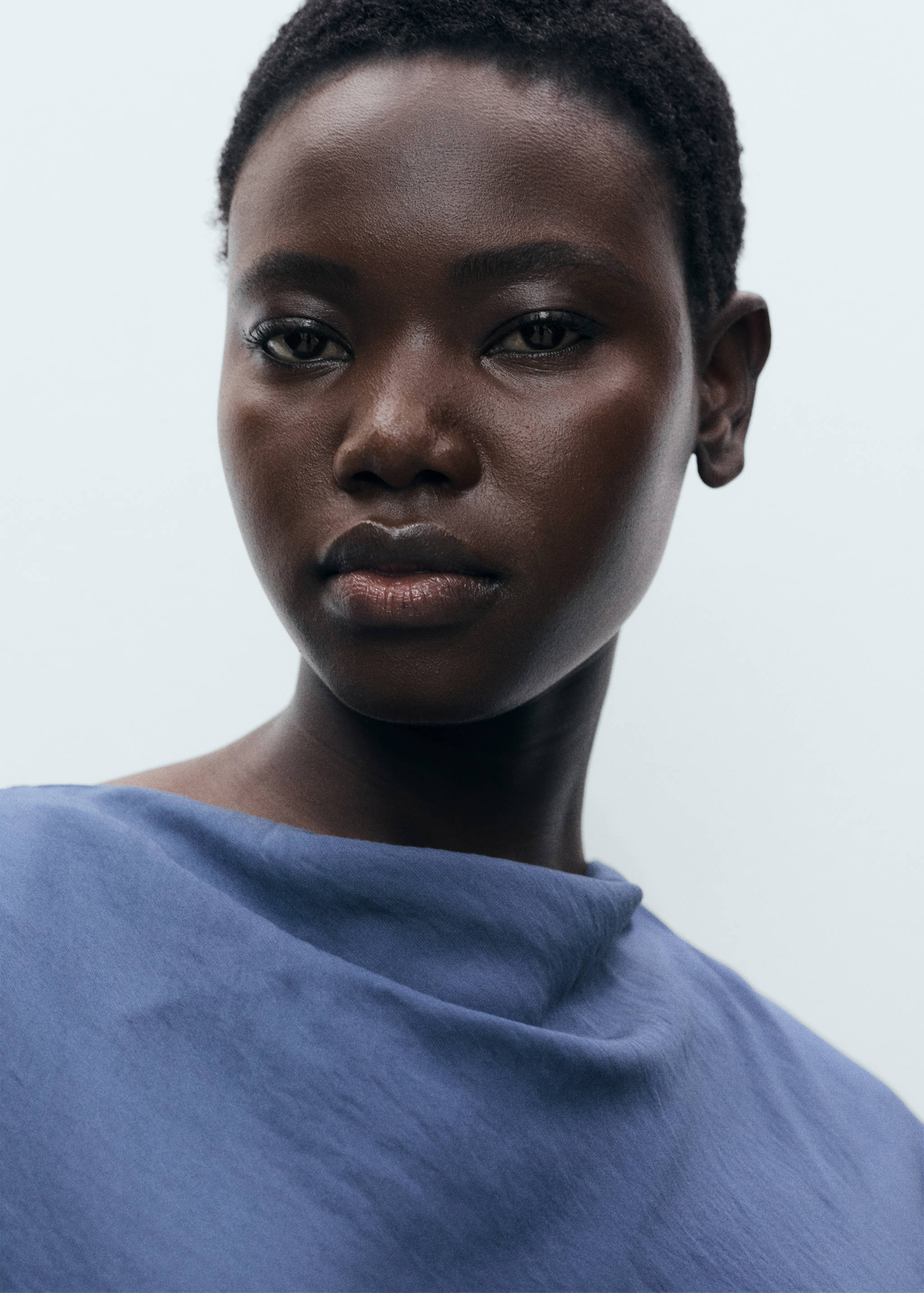 Прямое платье с драпировкой - Деталь изделия 1