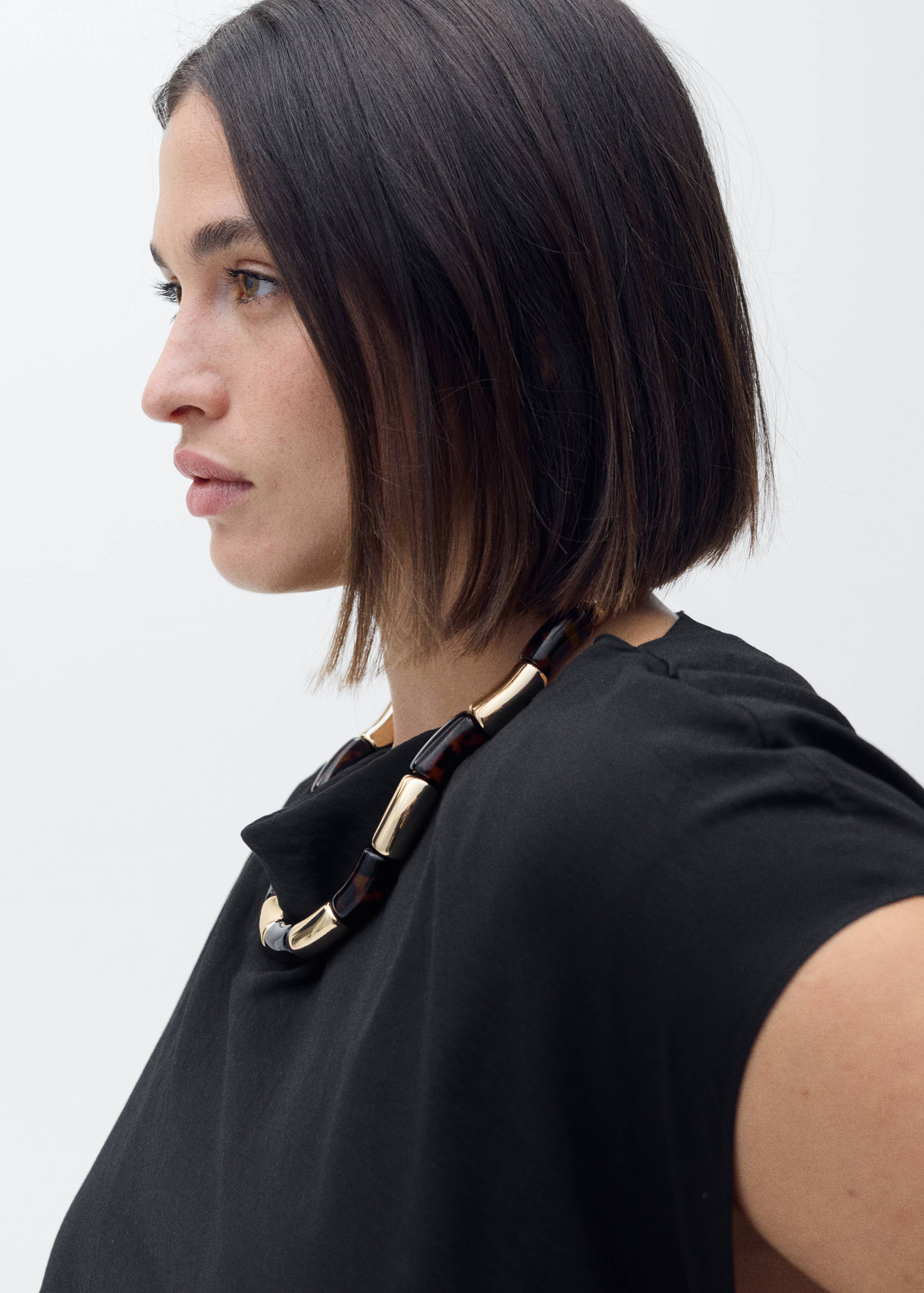 Прямое платье с драпировкой - Деталь изделия 4