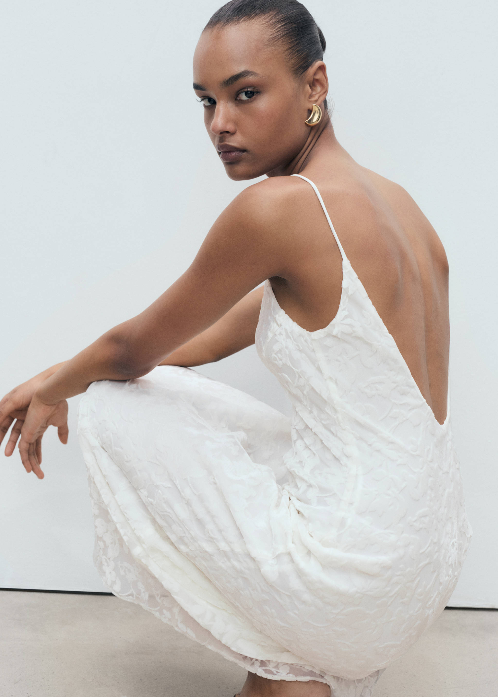 Robe dévorée à fleurs - Détail de l'article 2