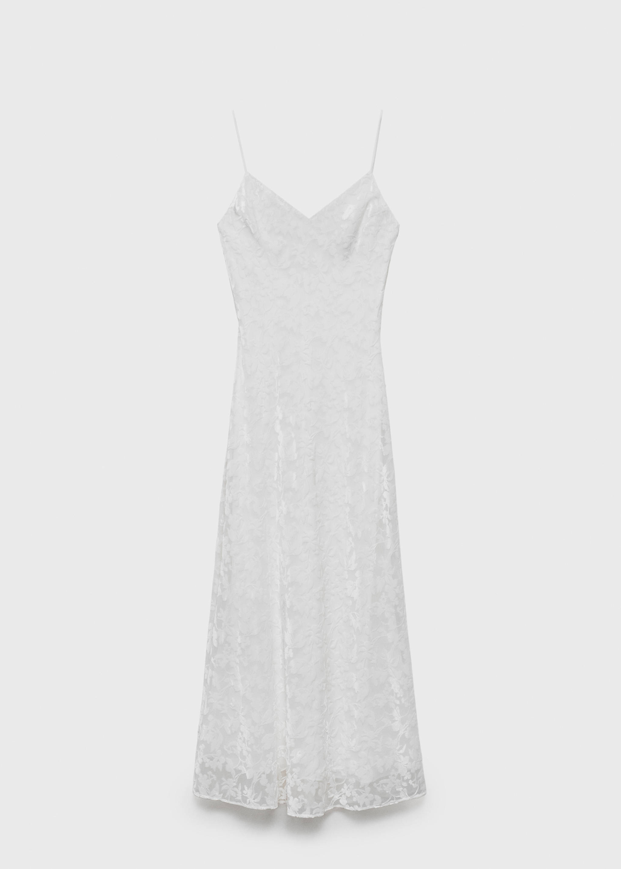 Robe dévorée à fleurs - Article sans modèle