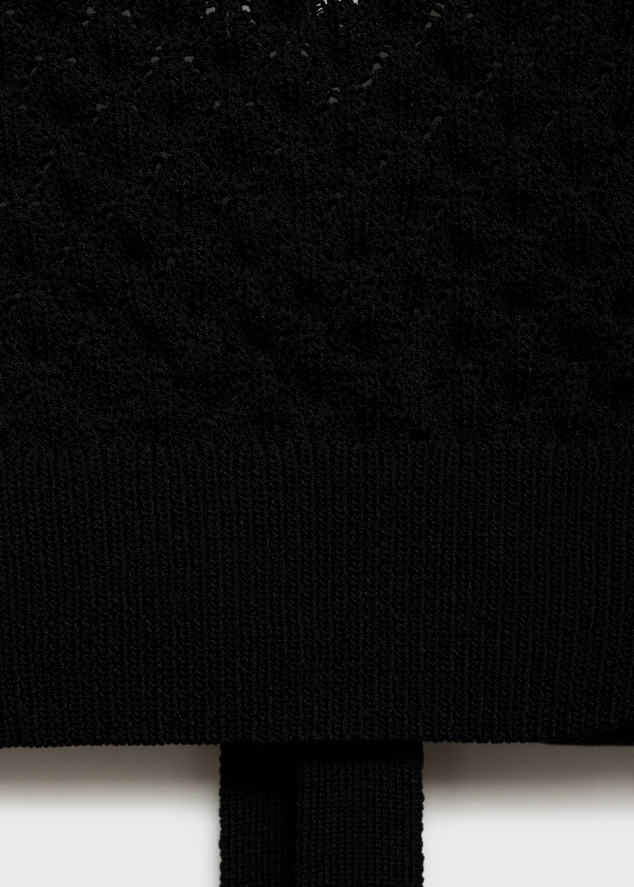 Crop top with bow on the back - Details of the article 0