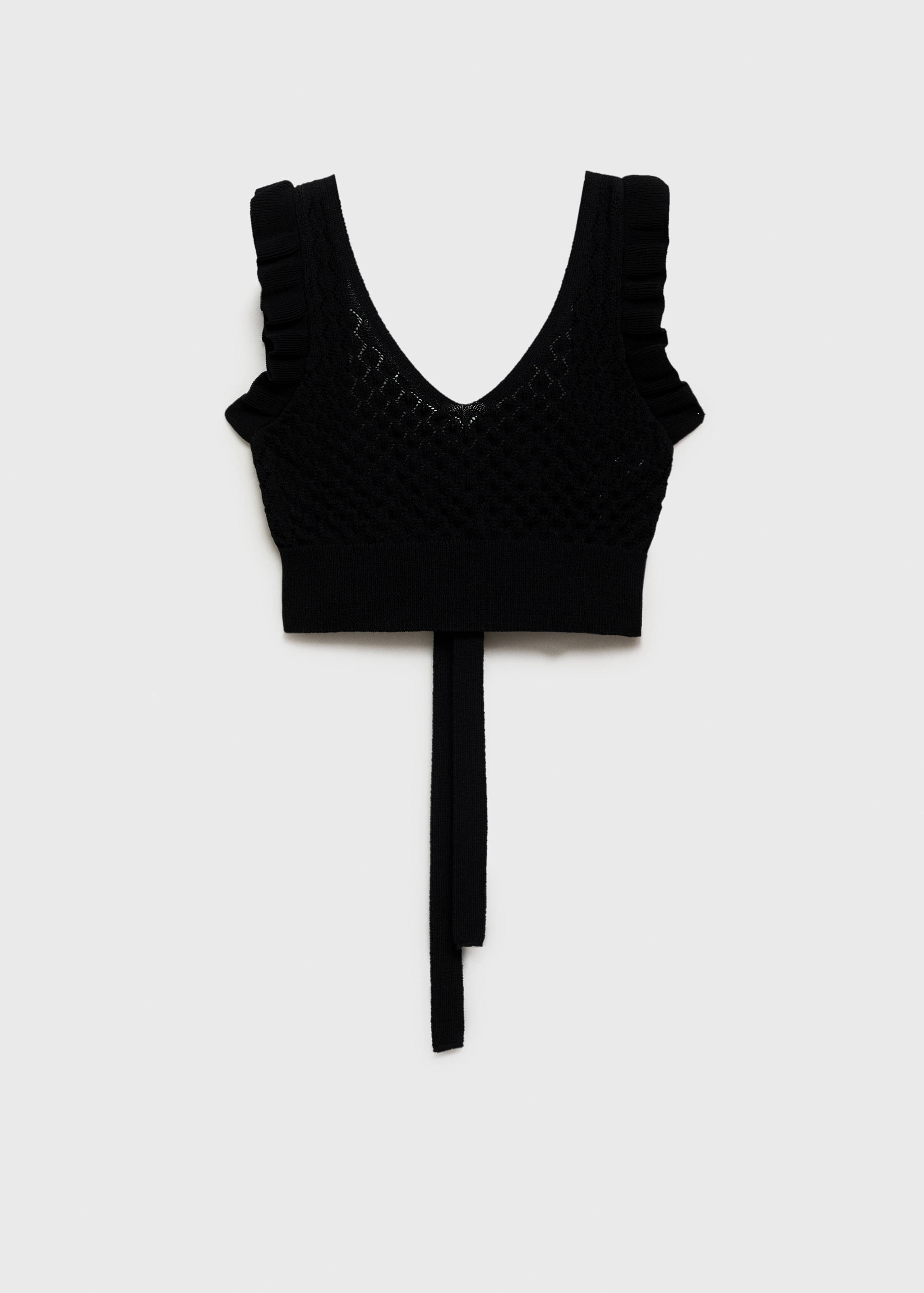 Crop top with bow on the back - Article without model