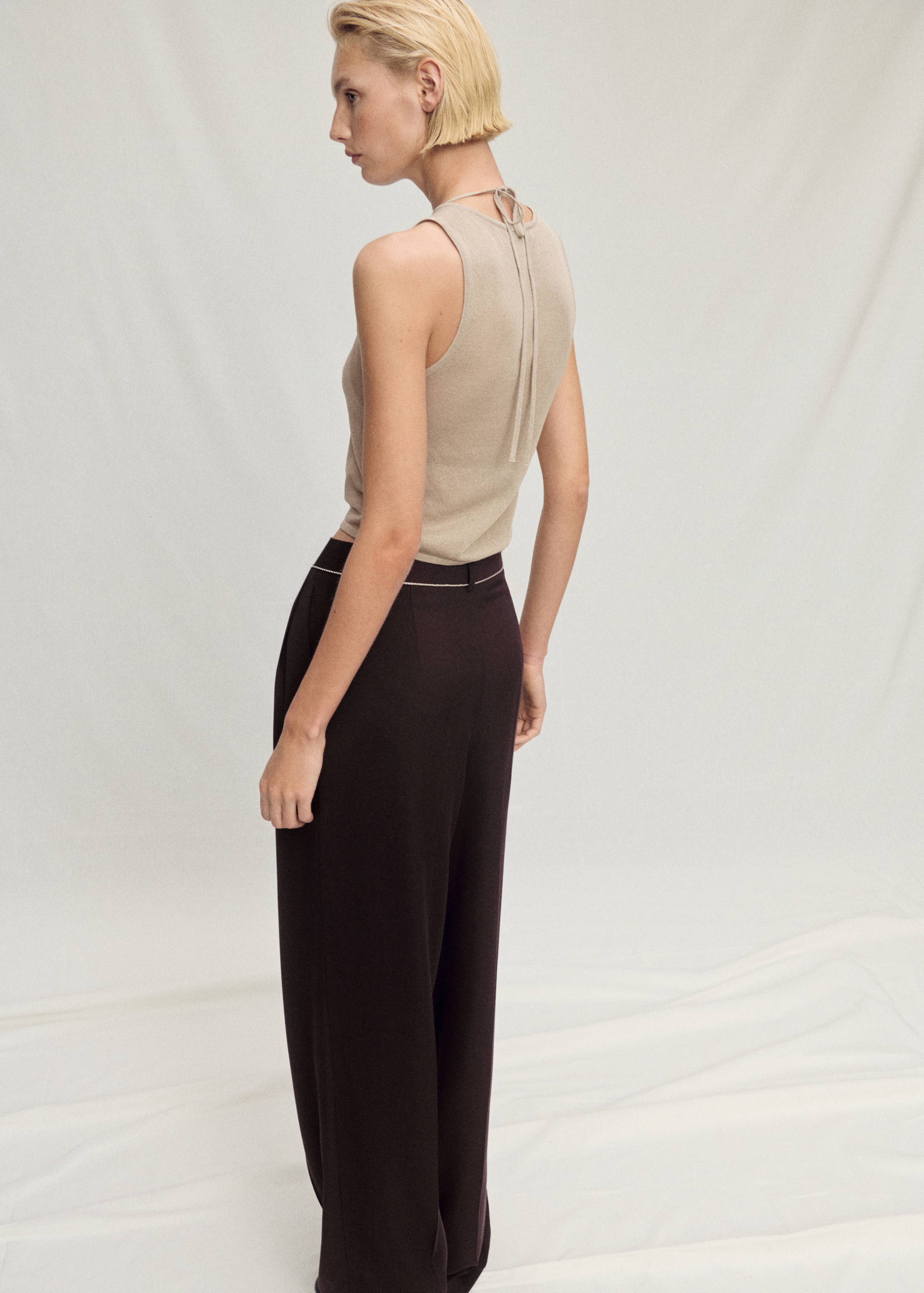 Top maille combiné - Verso de l’article