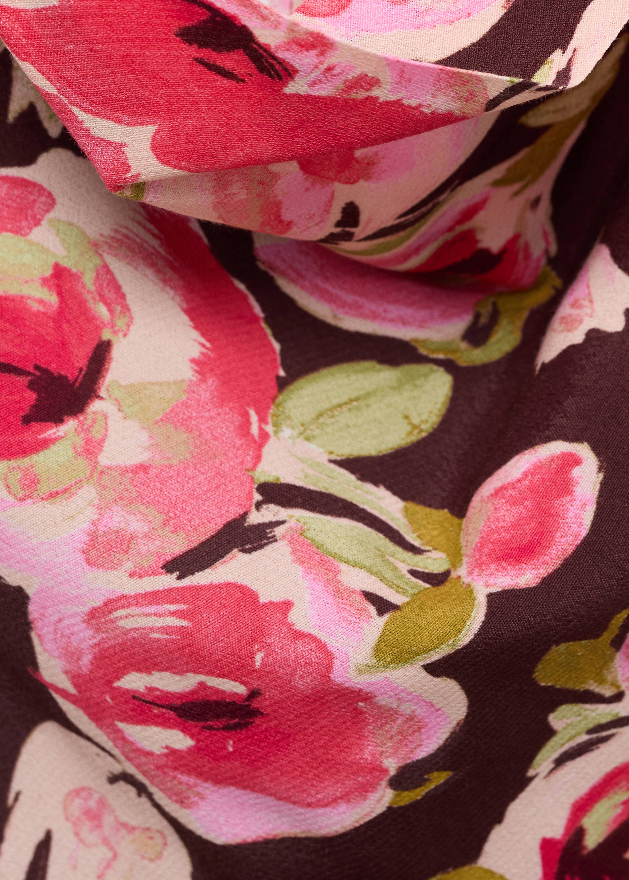 Robe fleurie col bénitier - Détail de l'article 8