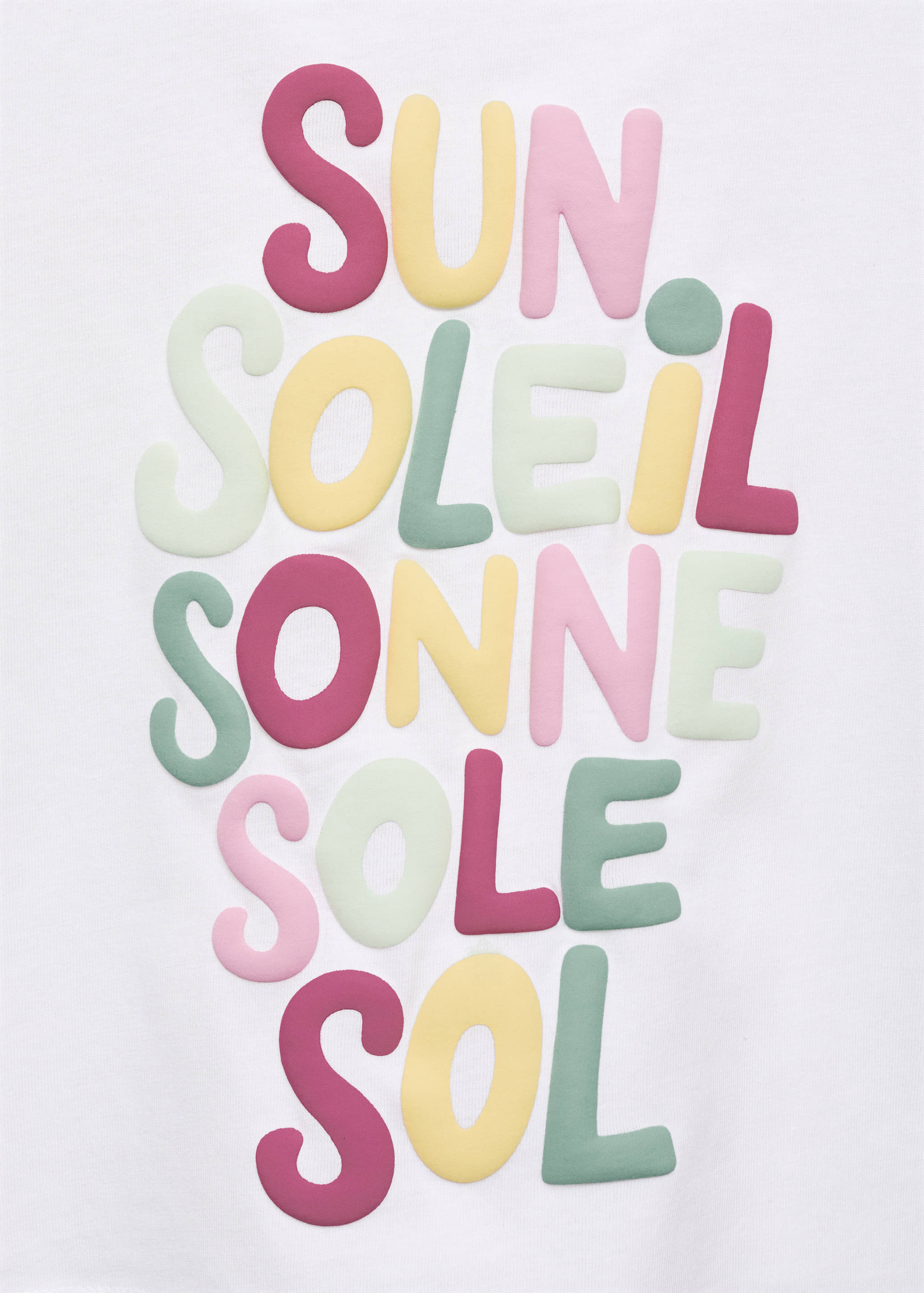 Printed cropped t-shirt - Details of the article 0