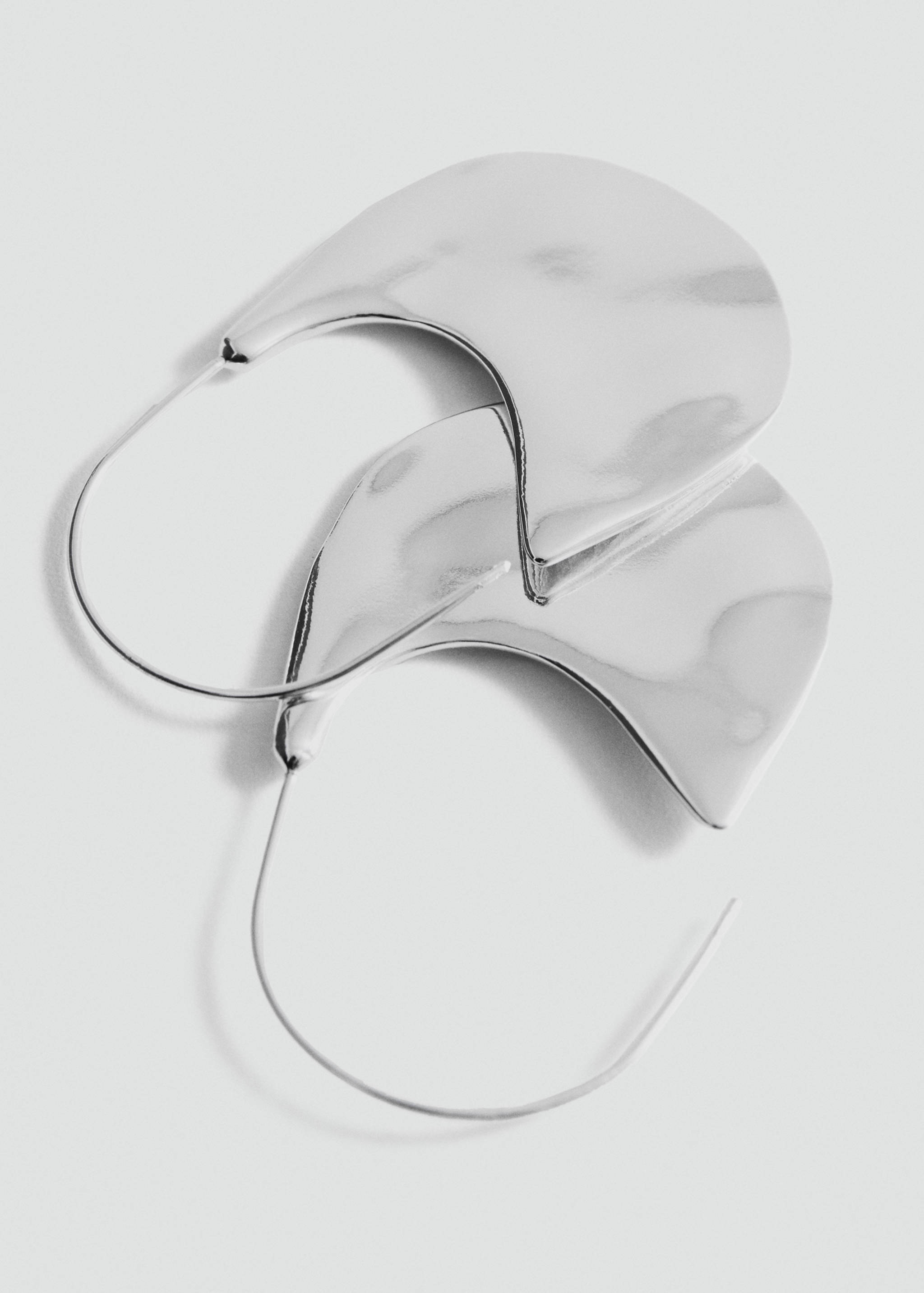 Oval-design earrings - Medium plane