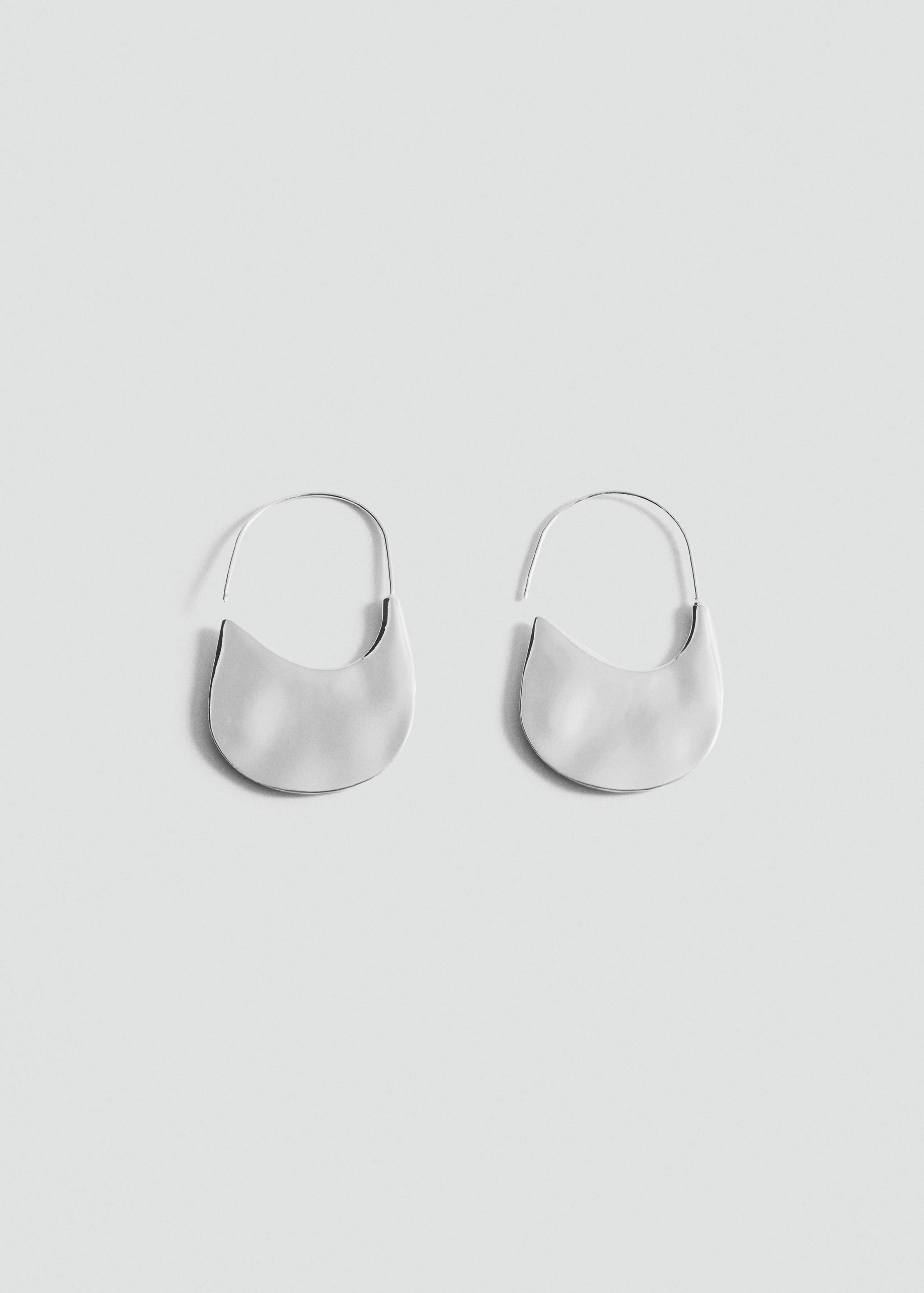 Oval-design earrings - Article without model