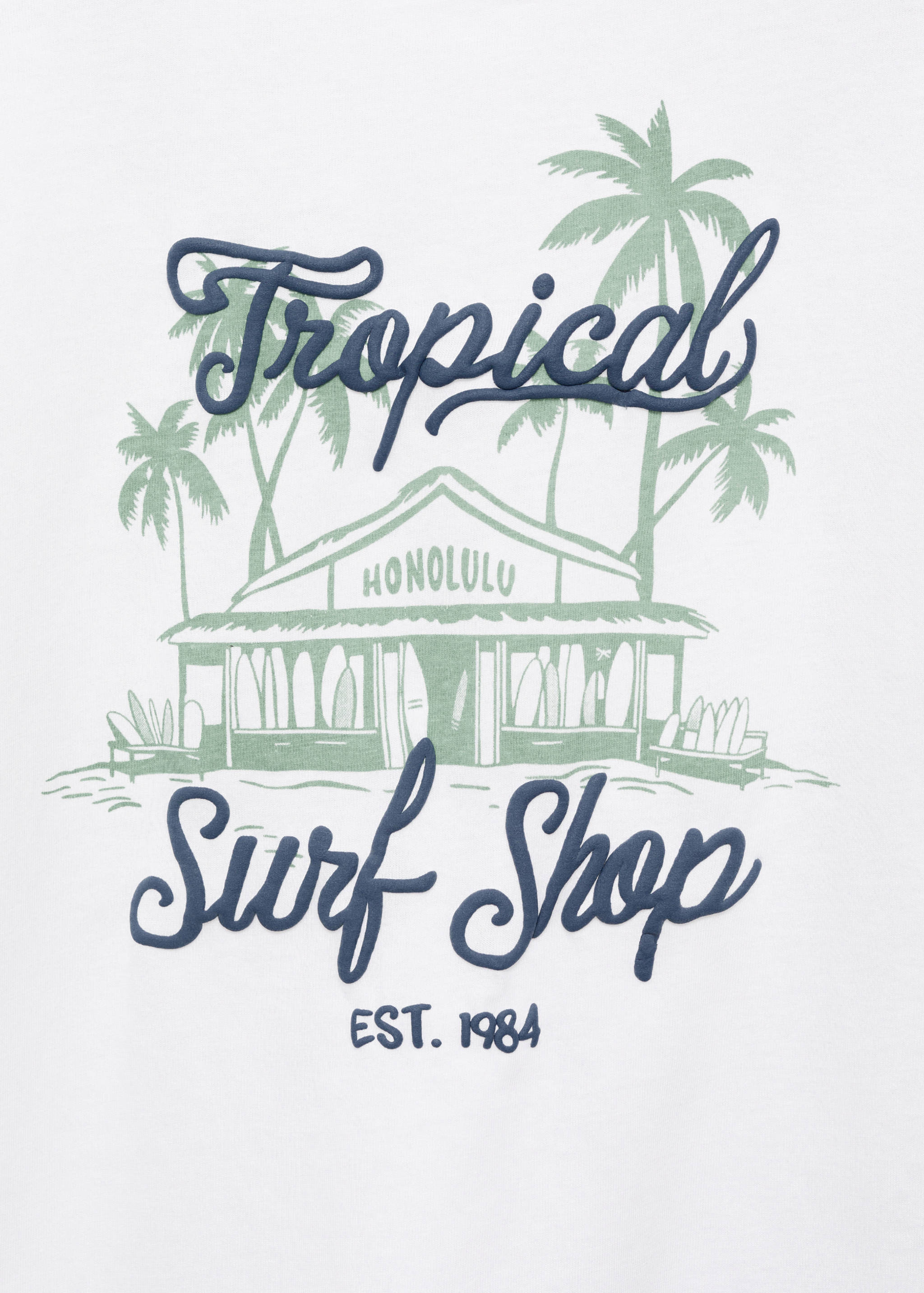 Tropical print T-shirt - Details of the article 0