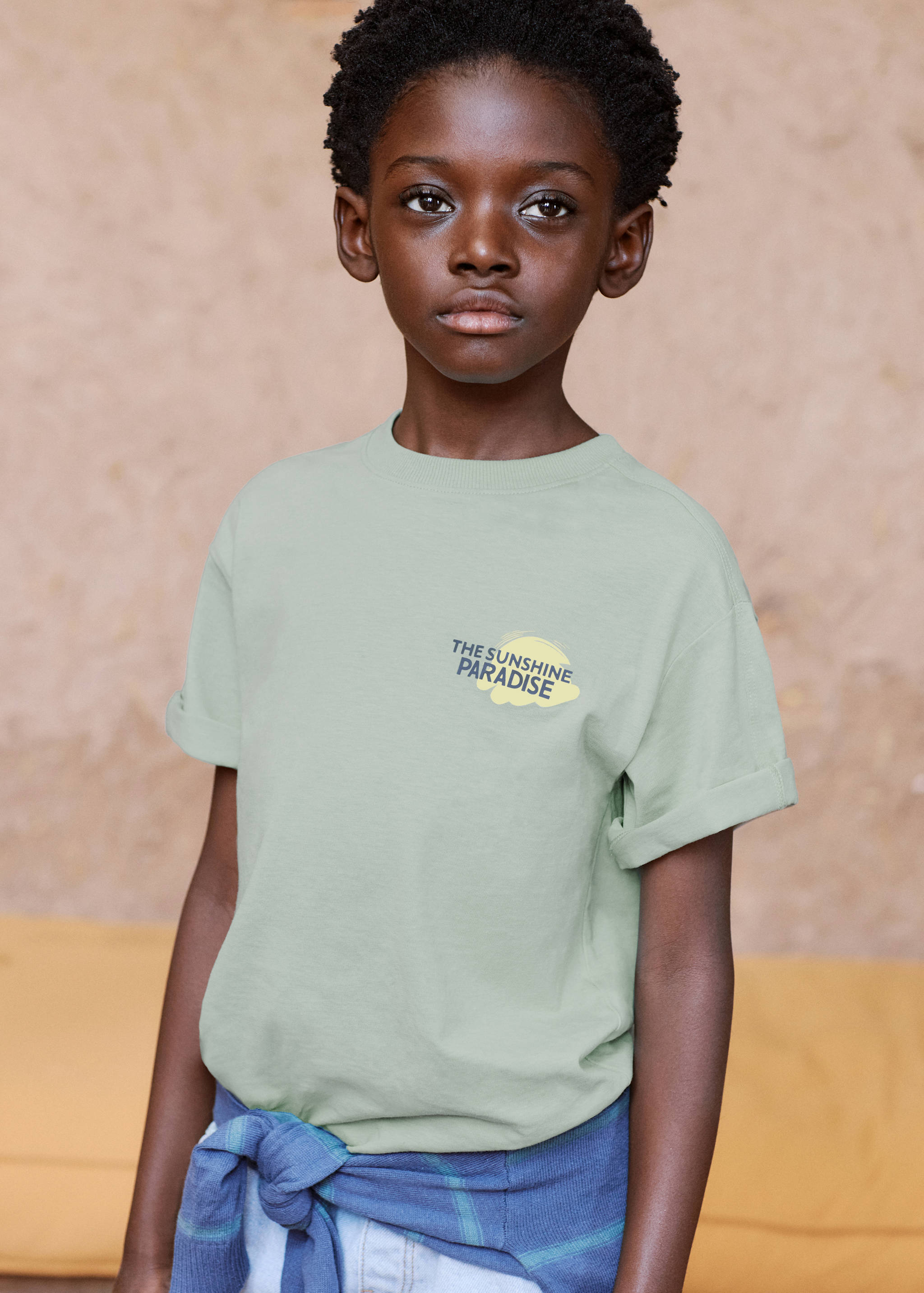 تيشرت قطني ممزوج مطبوع - تفاصيل المنتج 5