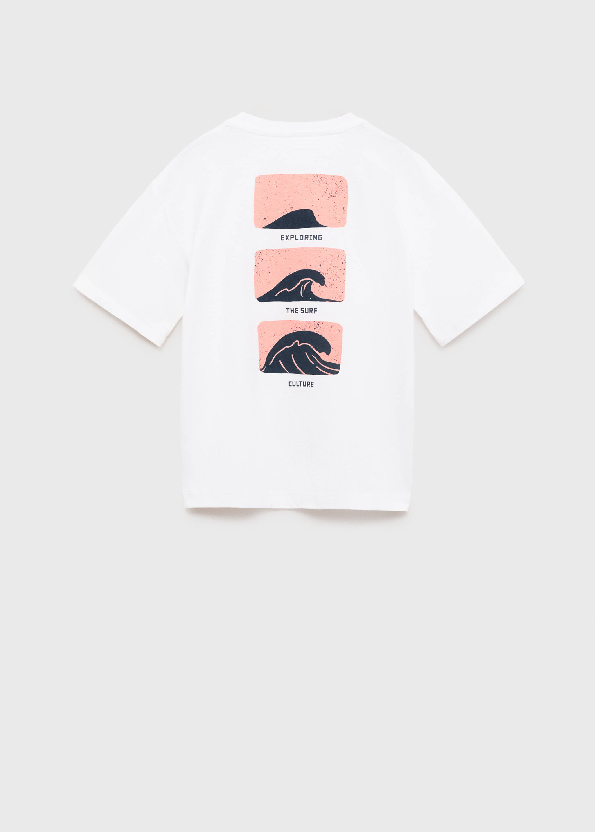 Surf printed t-shirt - Reverse of the article