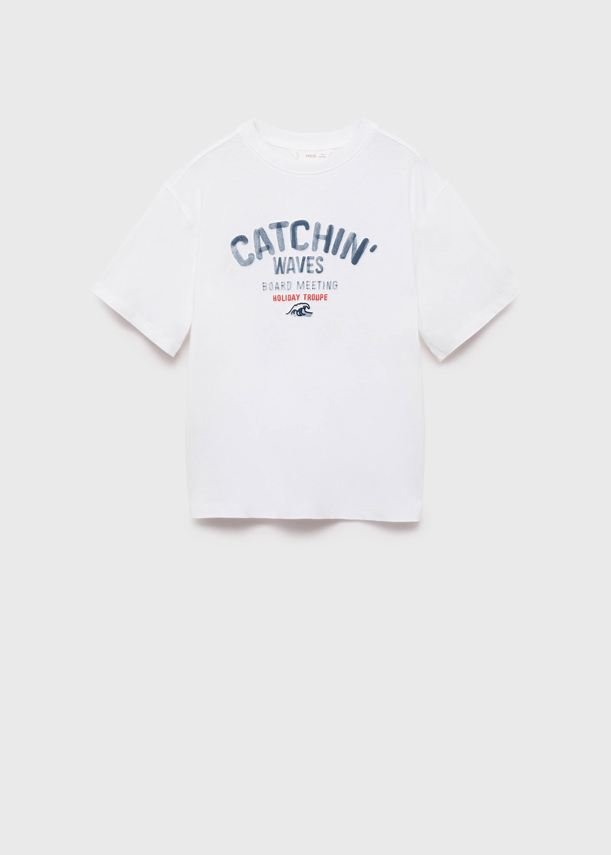Embossed printed t-shirt - Article without model