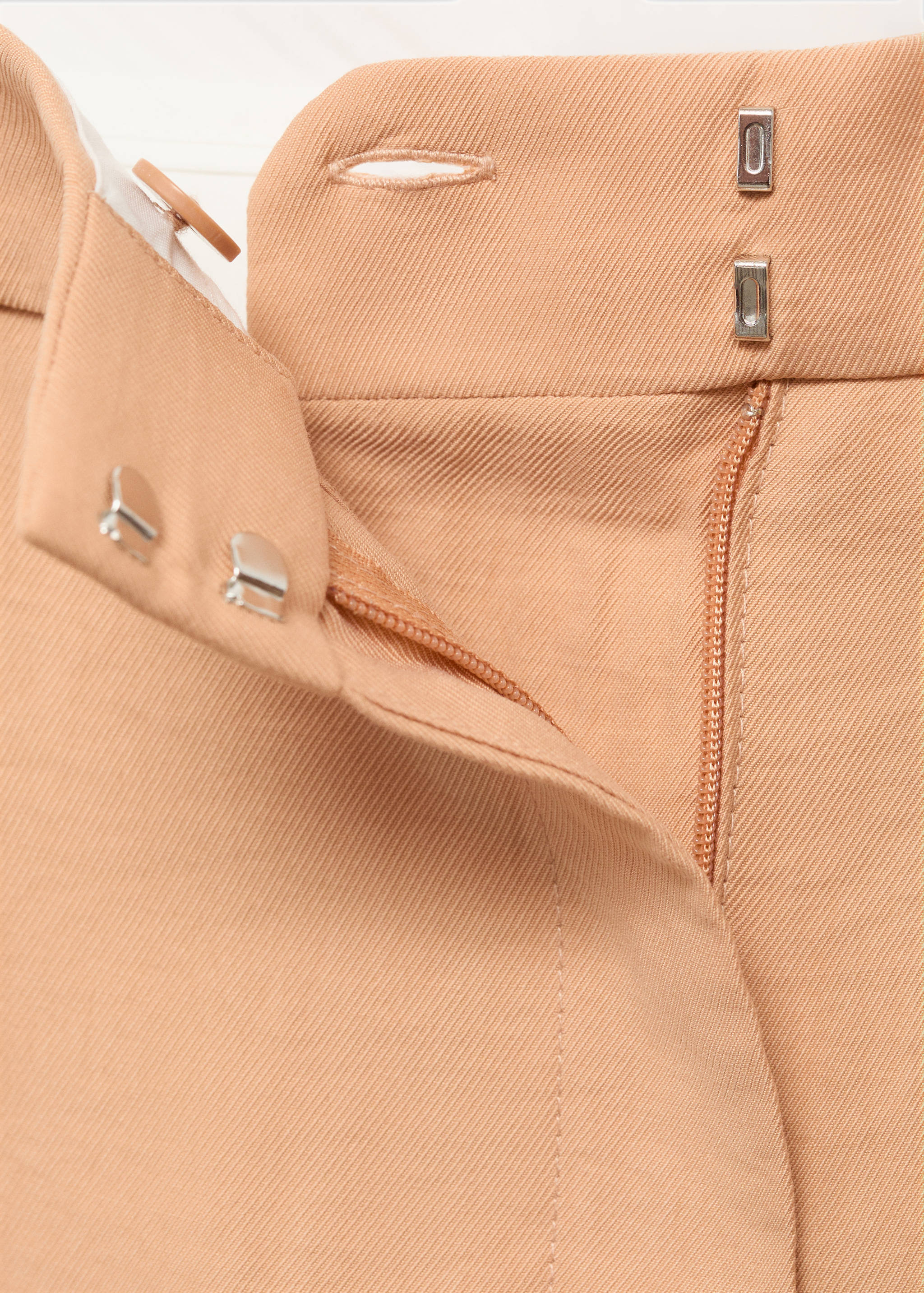 Straight-fit lyocell pants with pleats - Details of the article 8