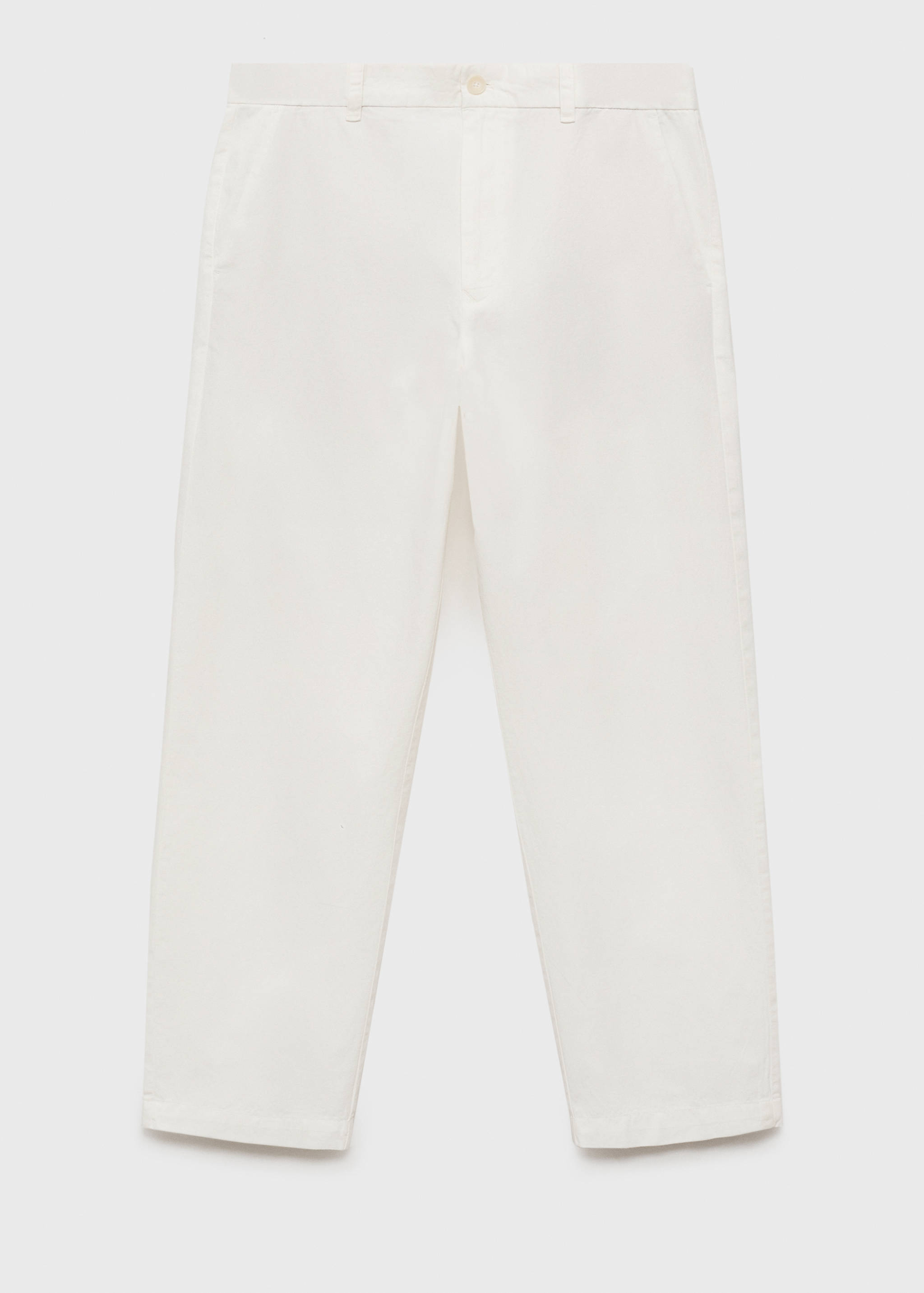 Regular-fit linen pants - Article without model