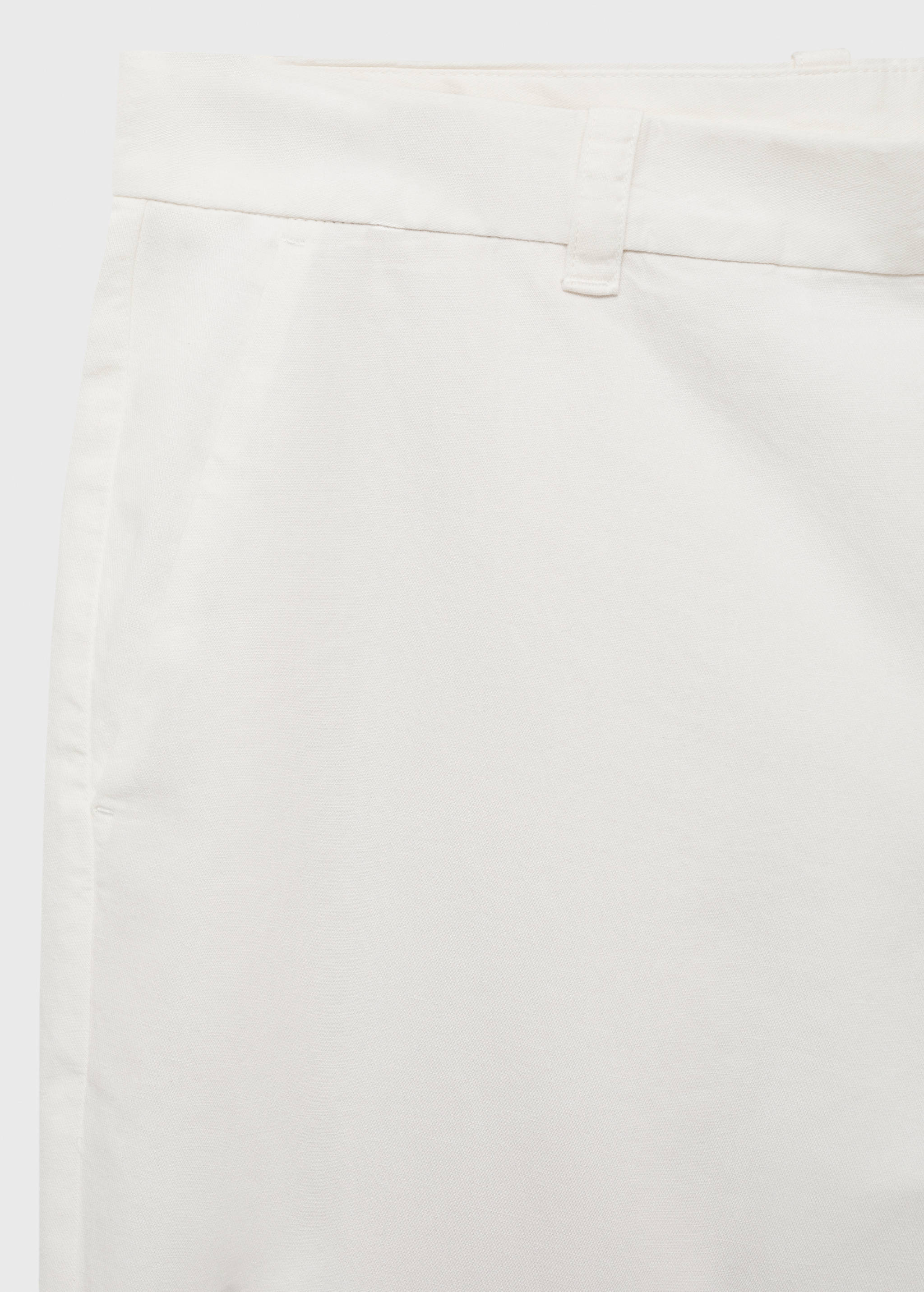 Regular-fit linen pants - Details of the article 0