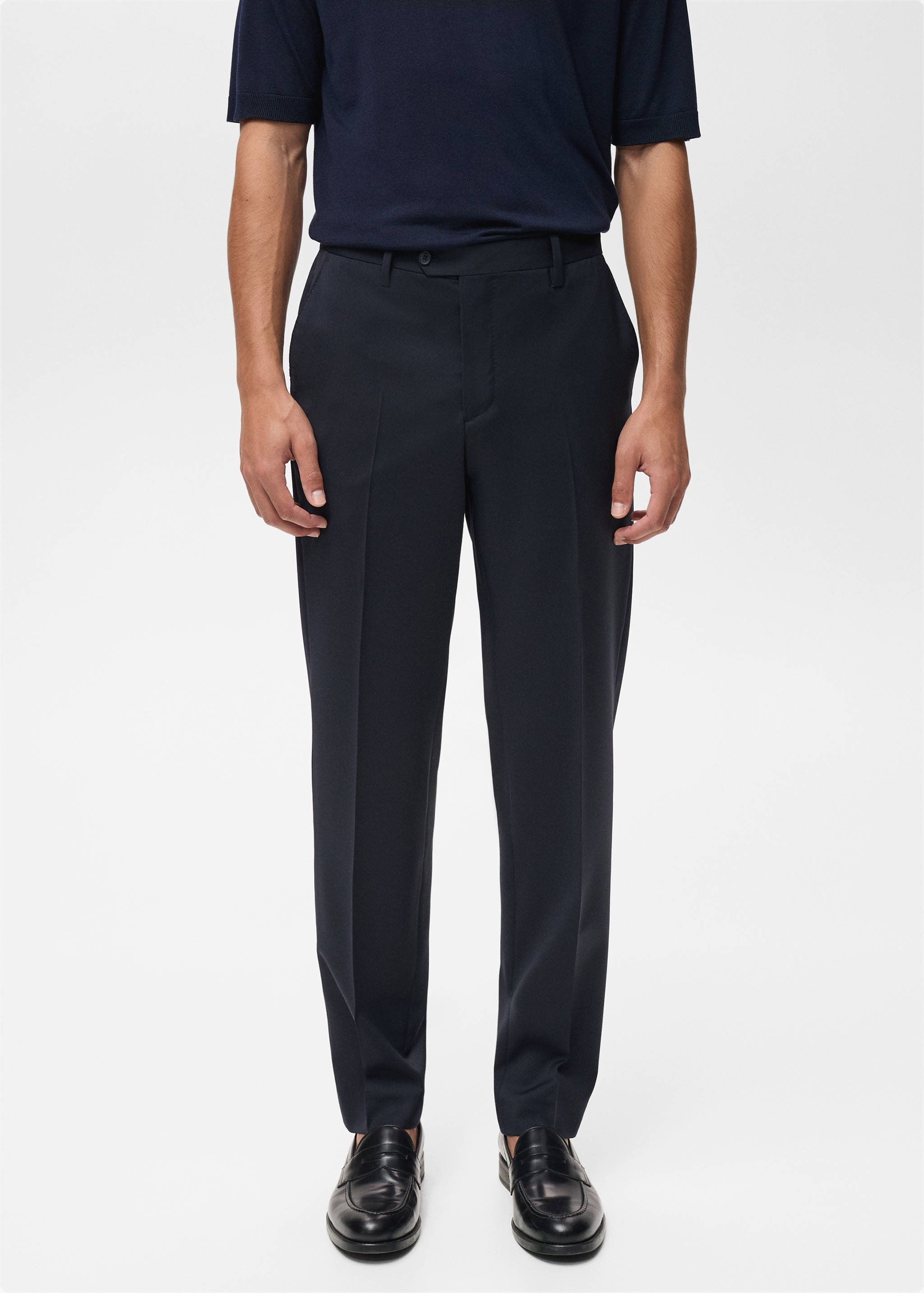Cool wool suit pants - Medium plane