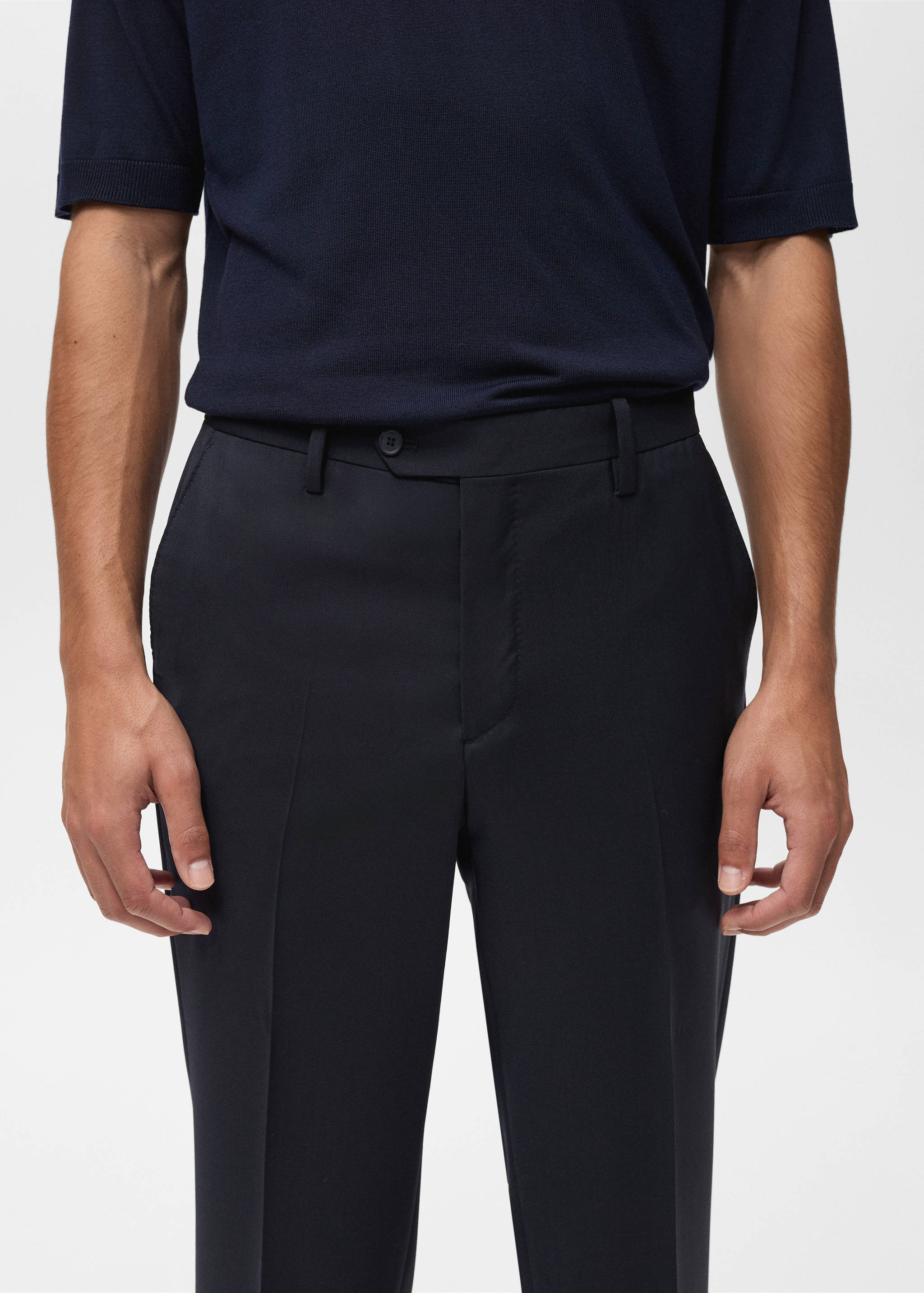 Cool wool suit pants - Details of the article 1