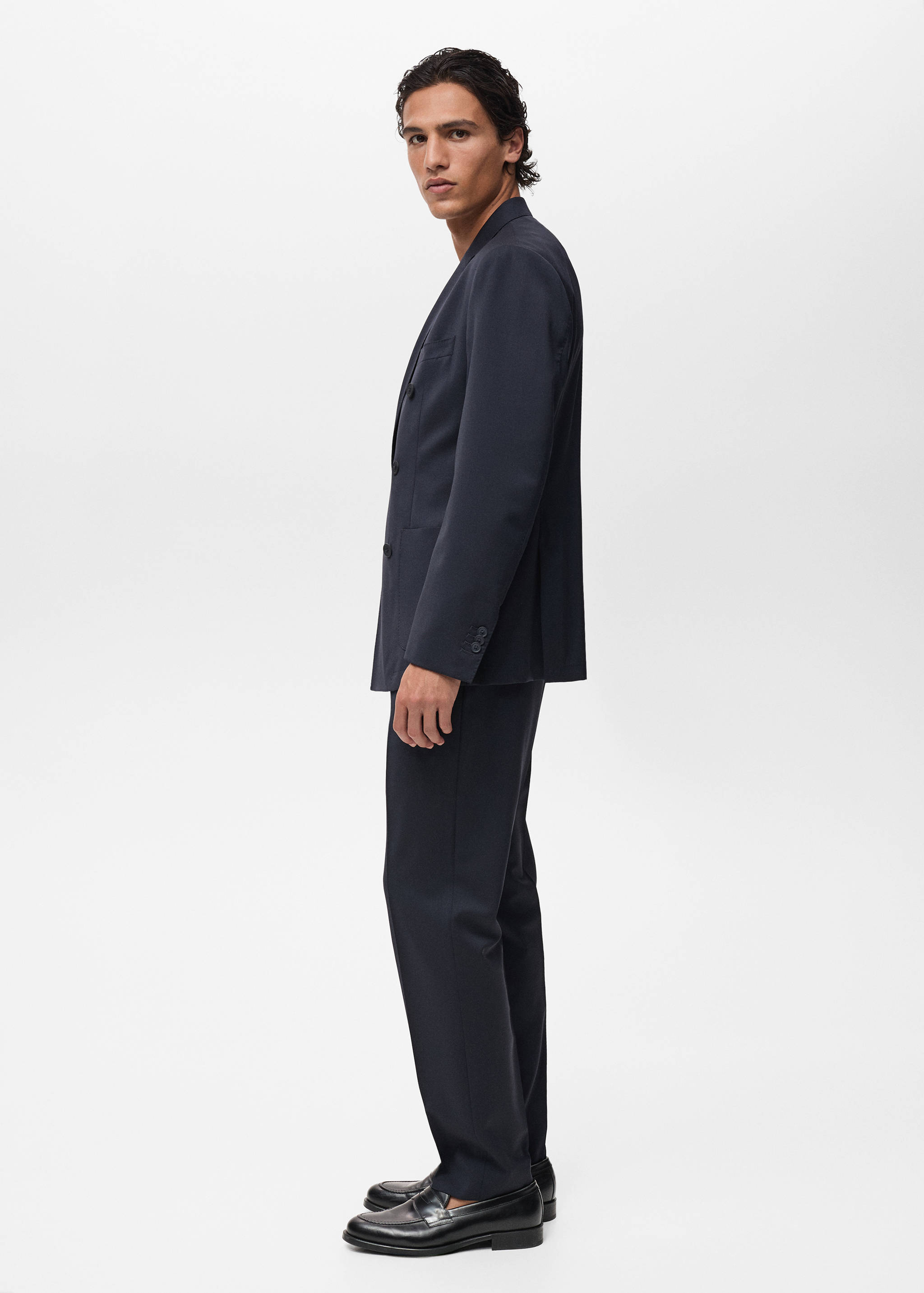 Cool wool suit pants - Details of the article 2