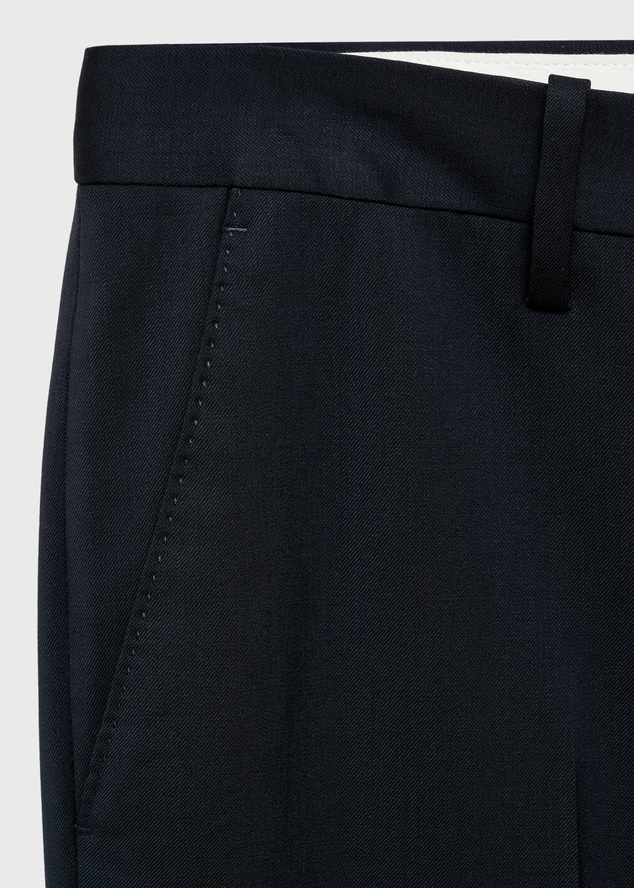 Cool wool suit pants - Details of the article 0