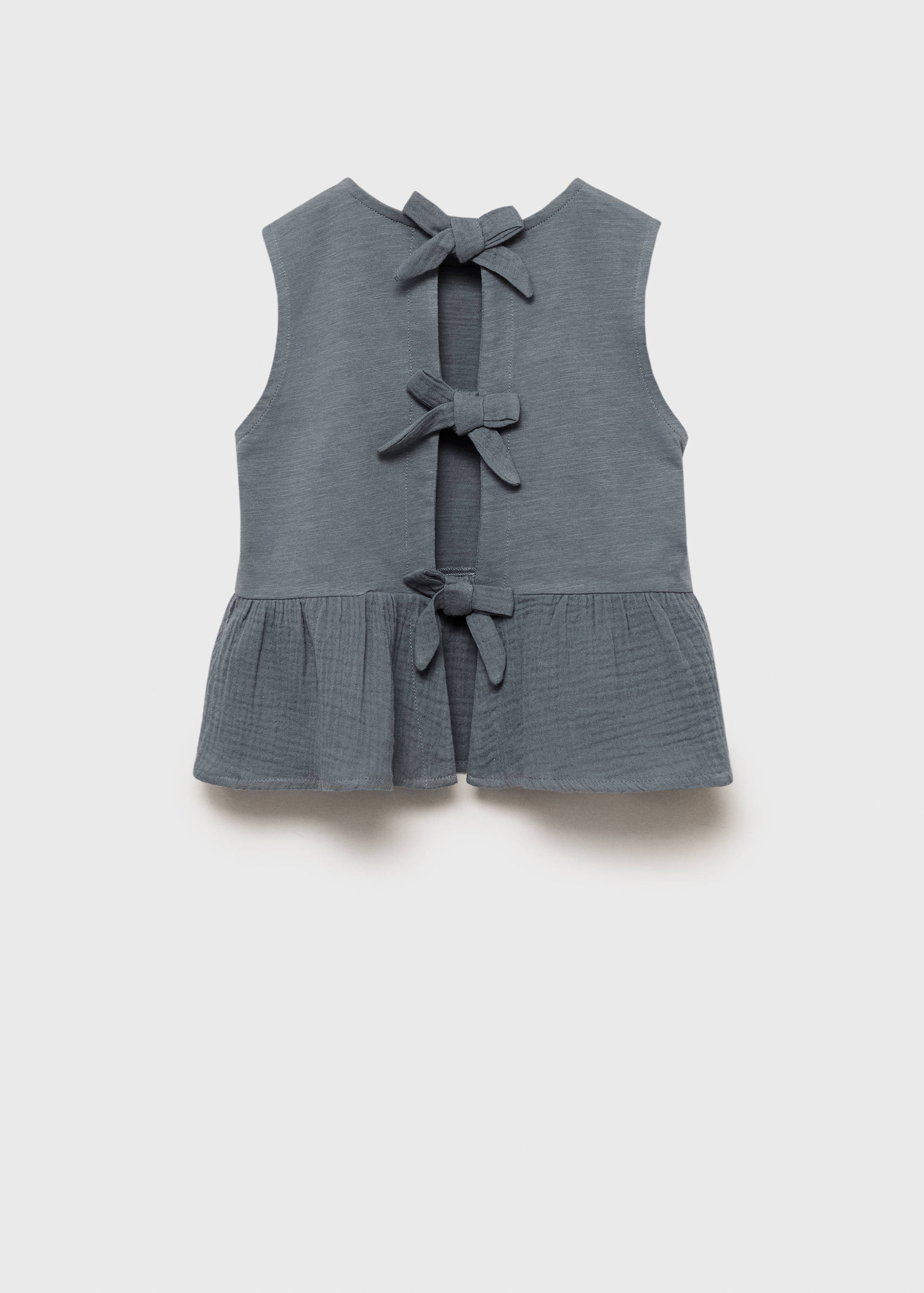 Camiseta volantes lazo - Reverso del artículo