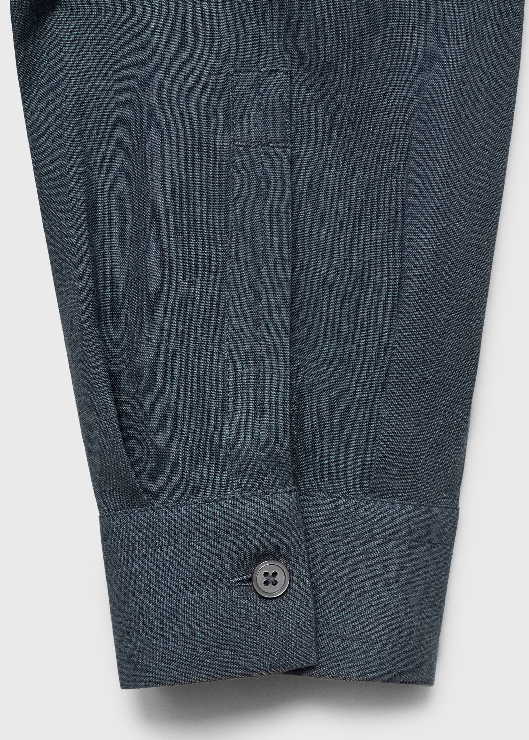 Camicia 100% lino collo bowling - Dettaglio dell'articolo 0