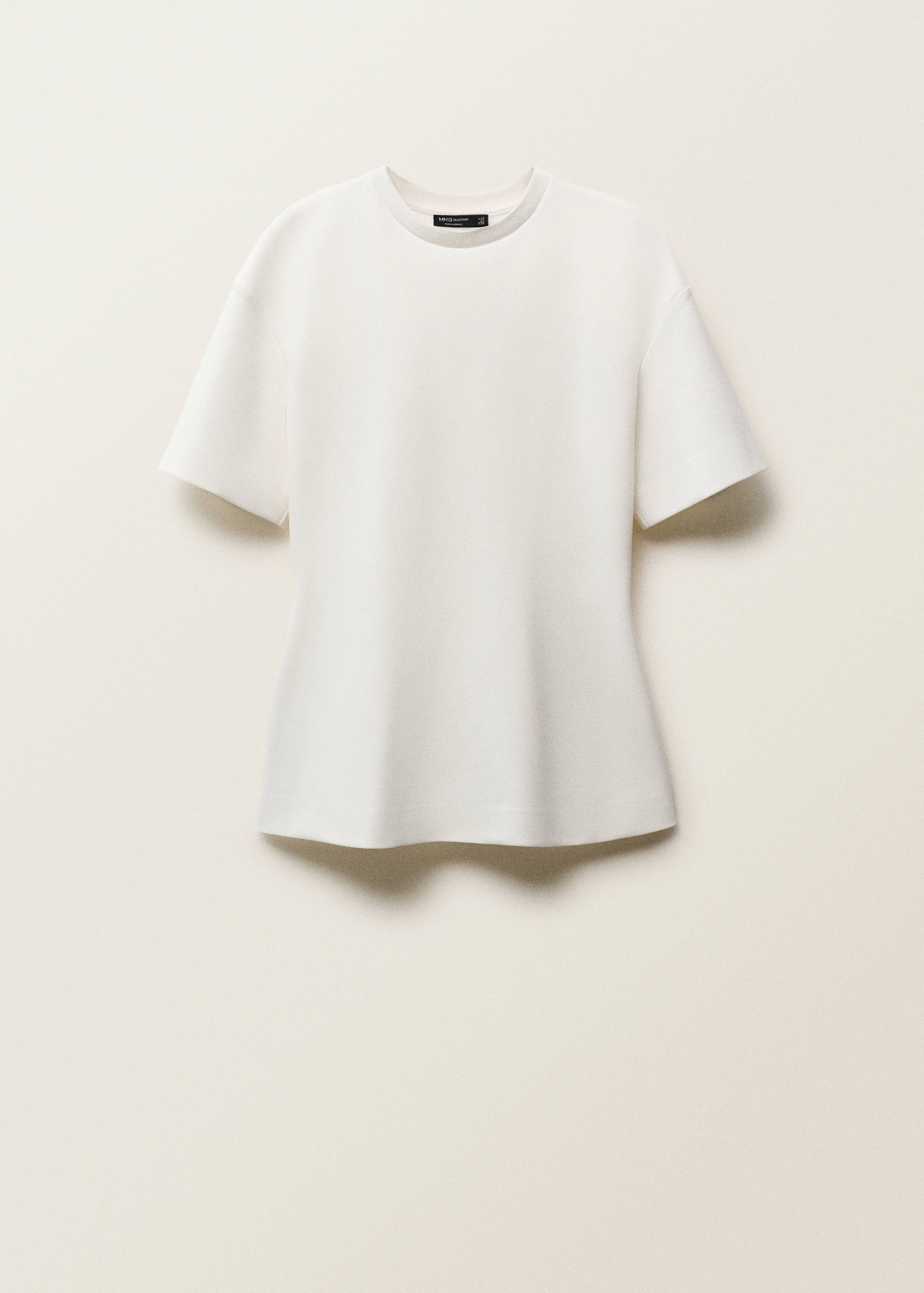 Short-sleeved peplum t-shirt - Article without model