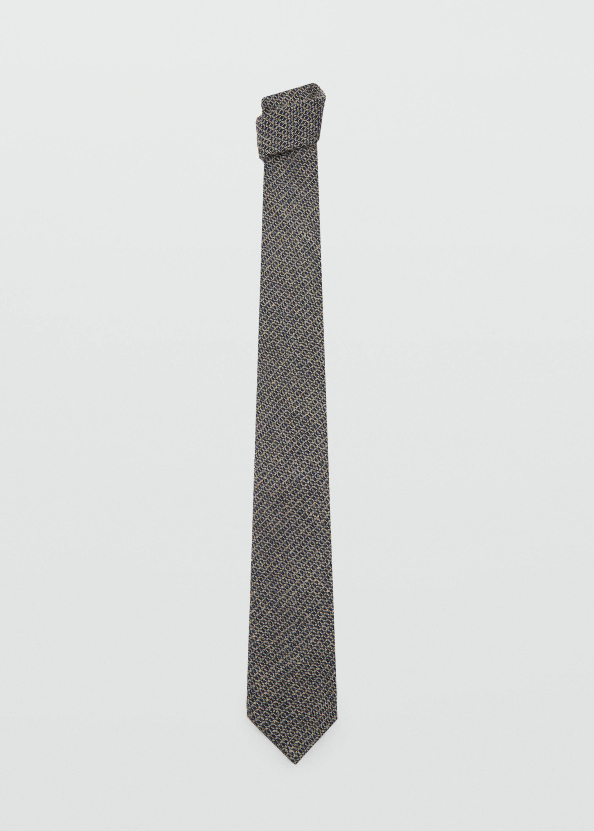 Two-tone linen tie - Article without model