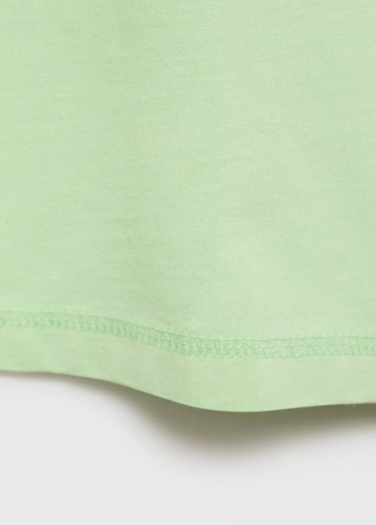 Short-sleeved printed t-shirt — Pastel Green