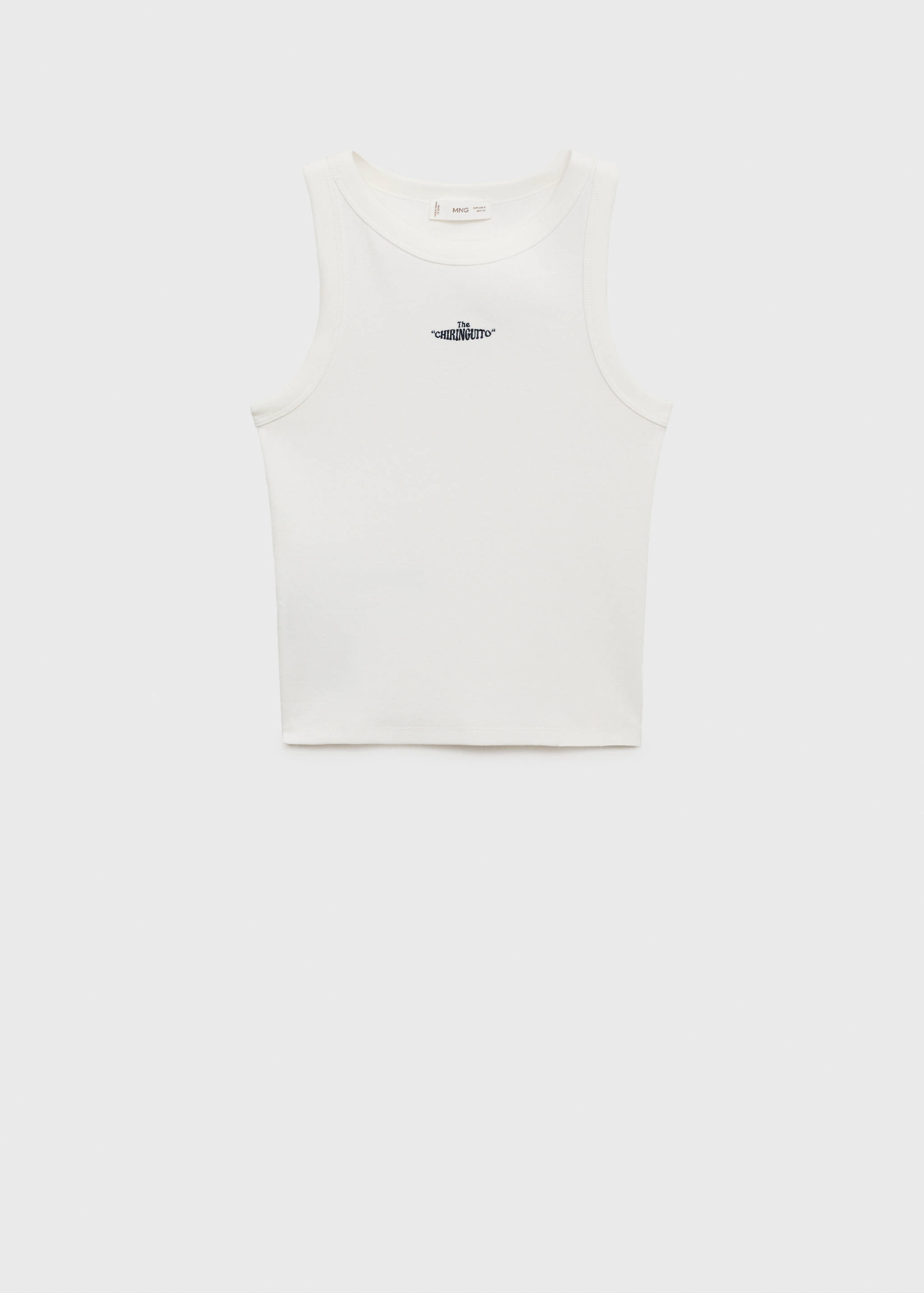 Top bretelles brodé - Article sans modèle